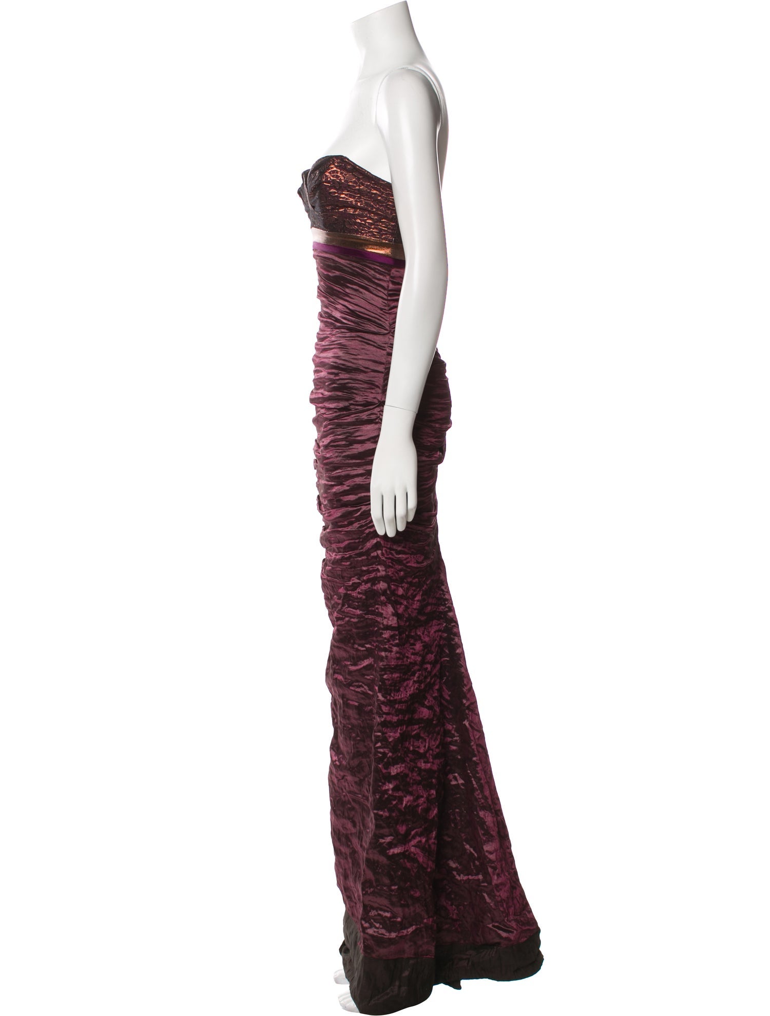 Nicole Miller Strapless Long Dress