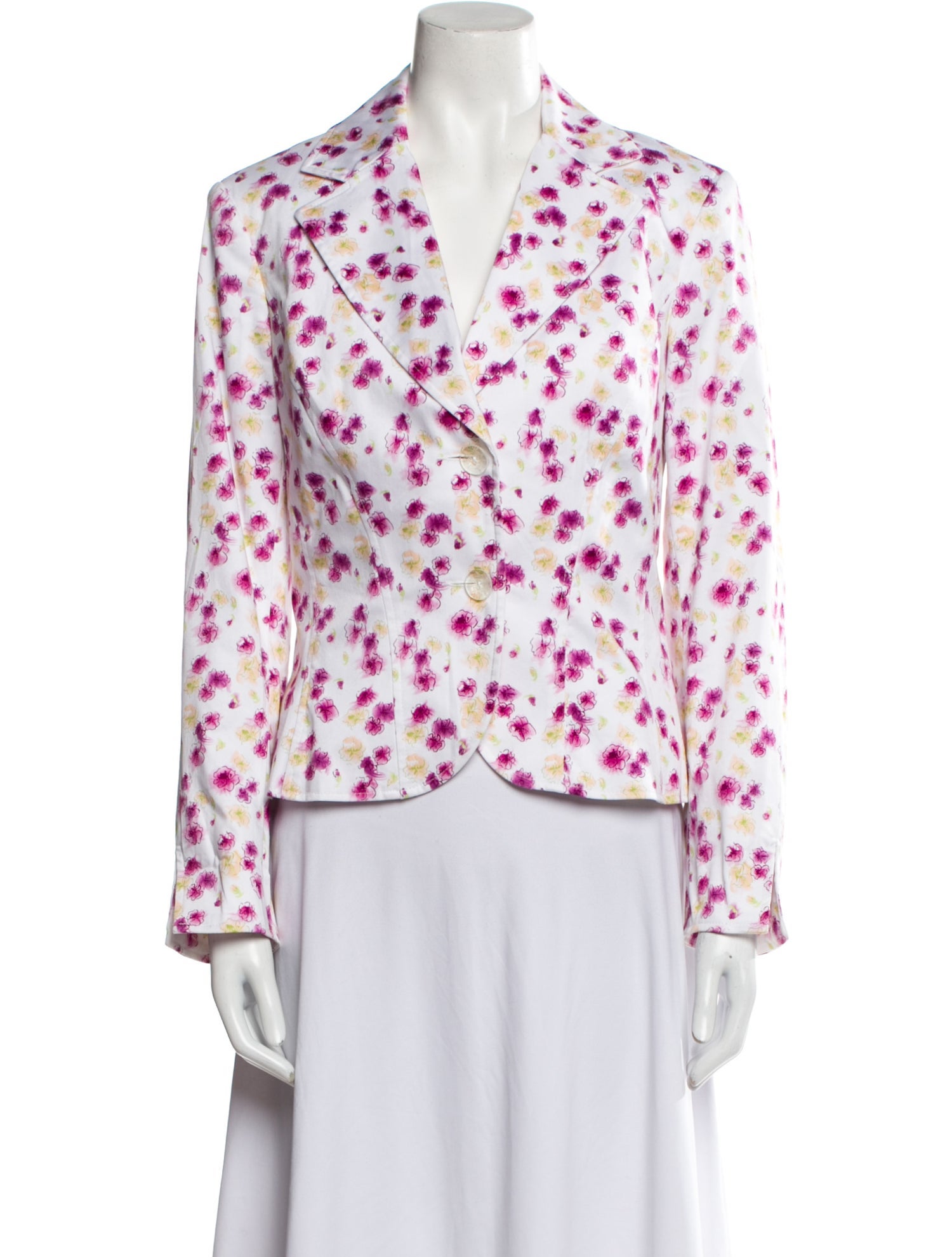 Nicole Miller Floral Print Blazer