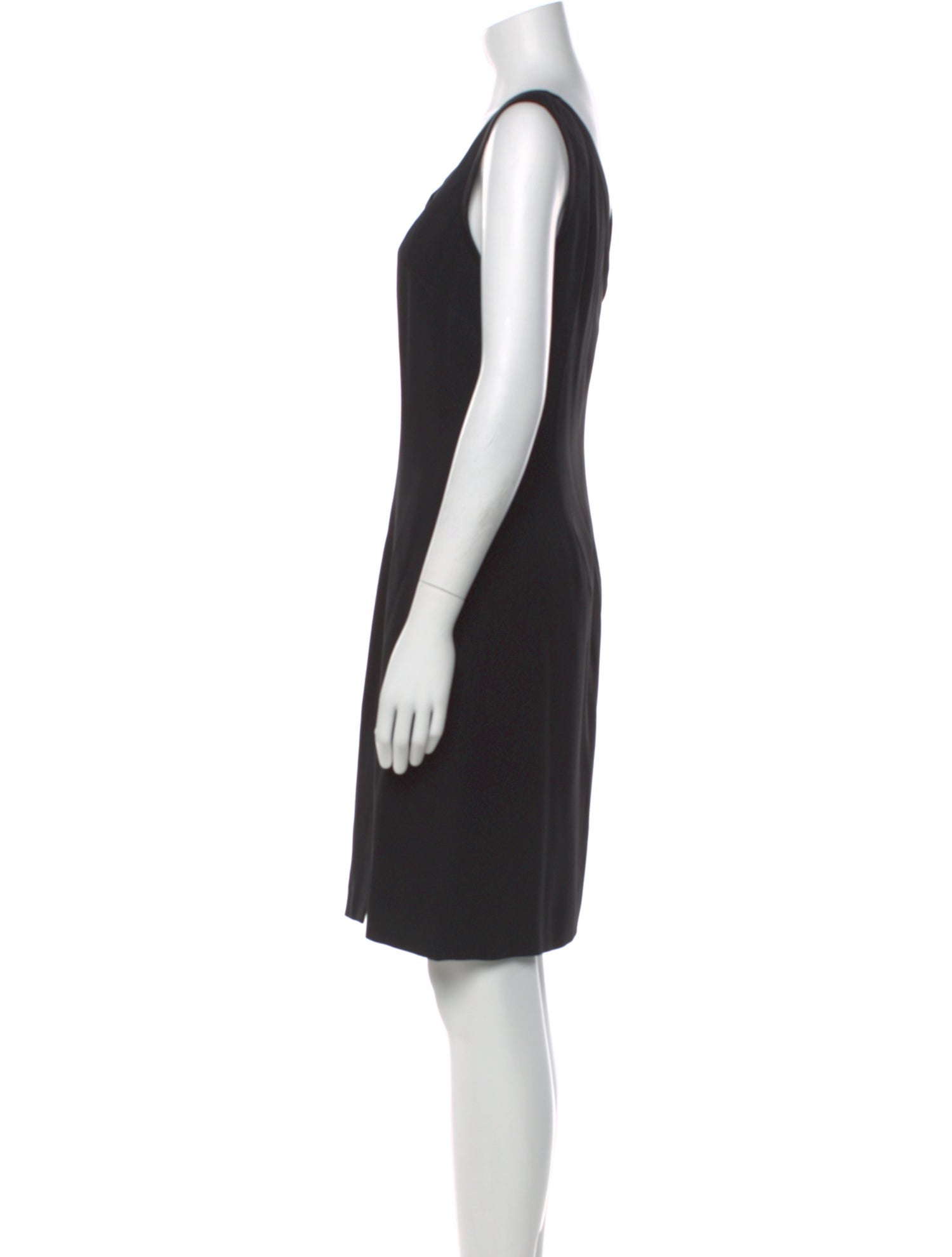 Nicole Miller V-Neck Knee-Length Dress