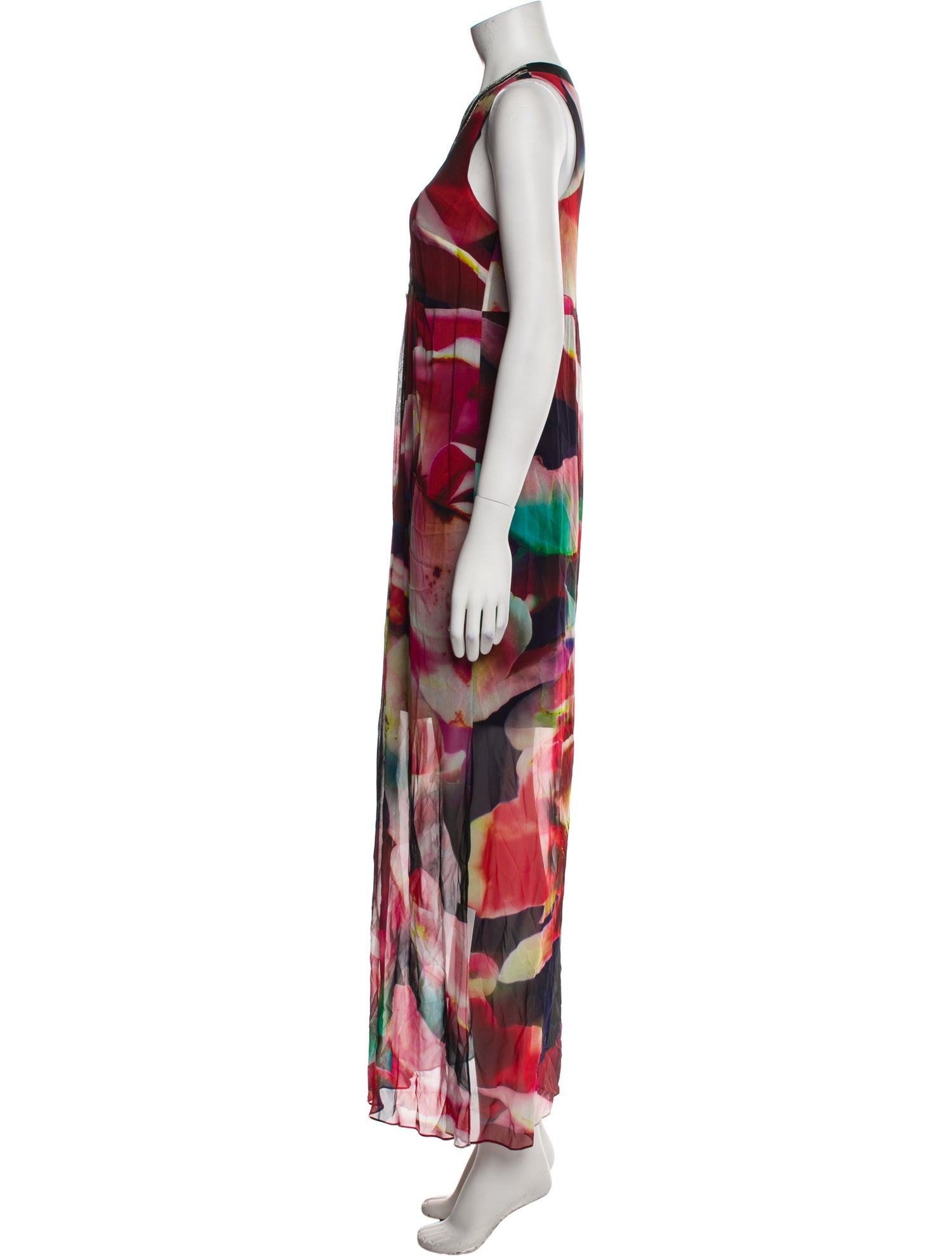 Nicole Miller Printed Long Dress w/ Tags