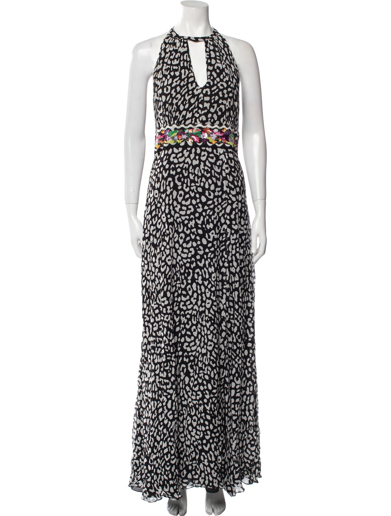 Nicole Miller Animal Print Long Dress
