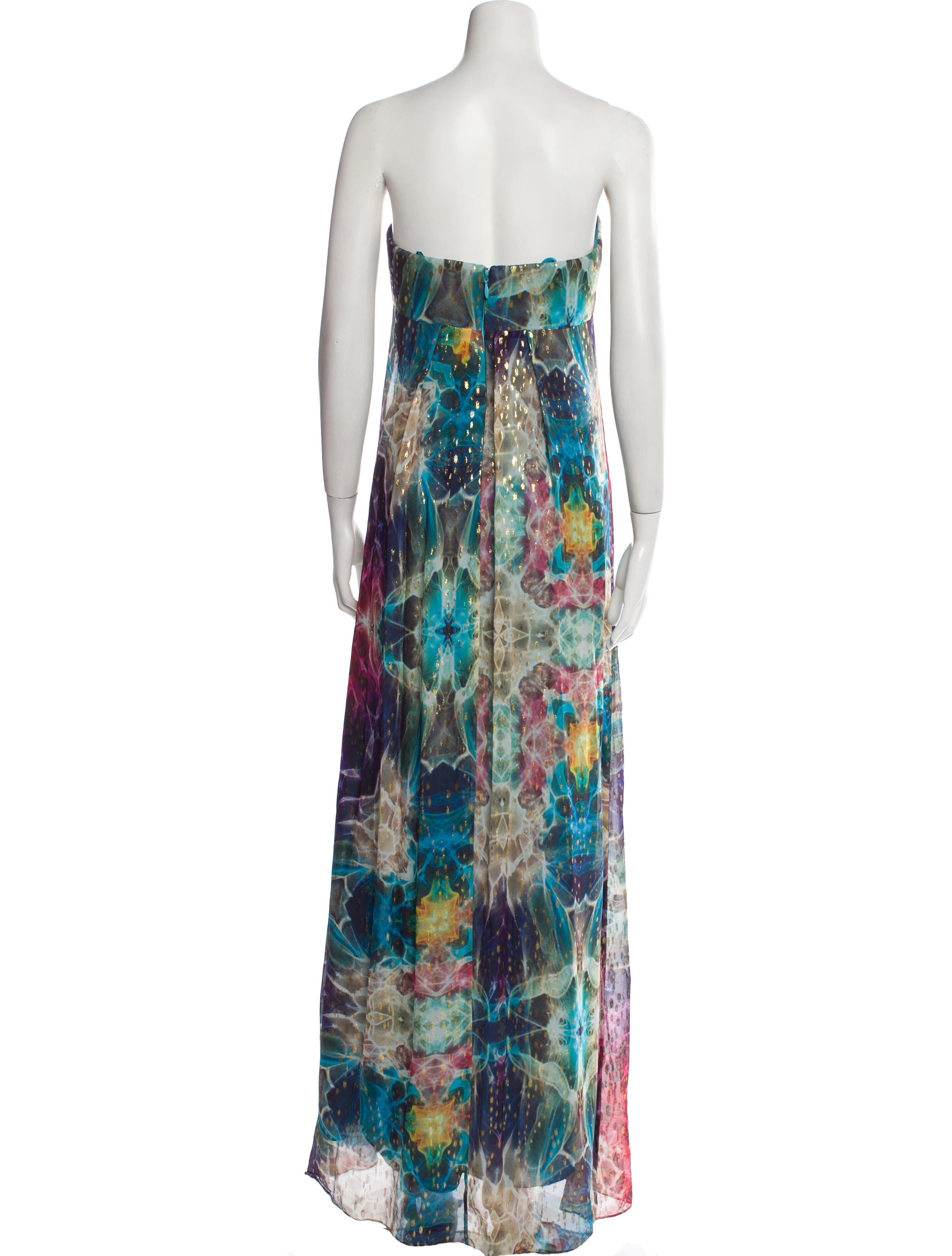 Nicole Miller Silk Long Dress