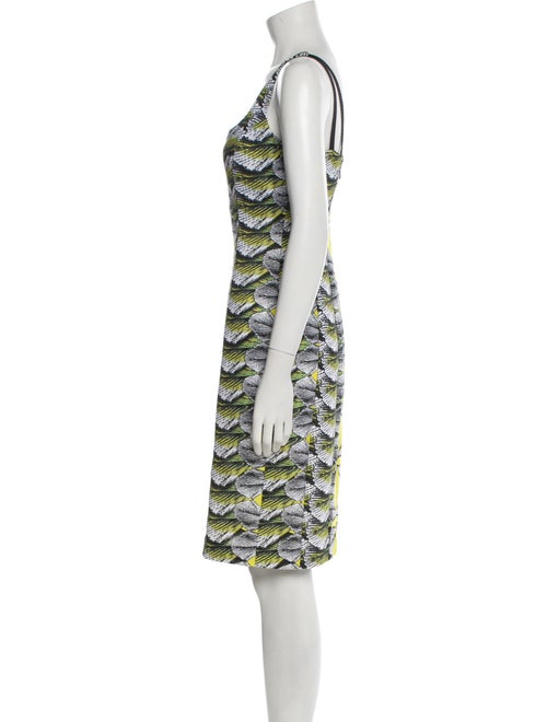 Nicole Miller Printed Knee-Length Dress