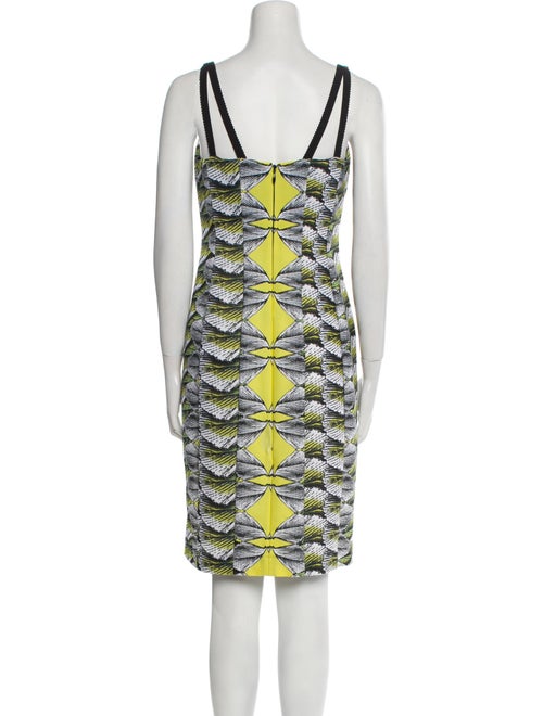 Nicole Miller Printed Knee-Length Dress