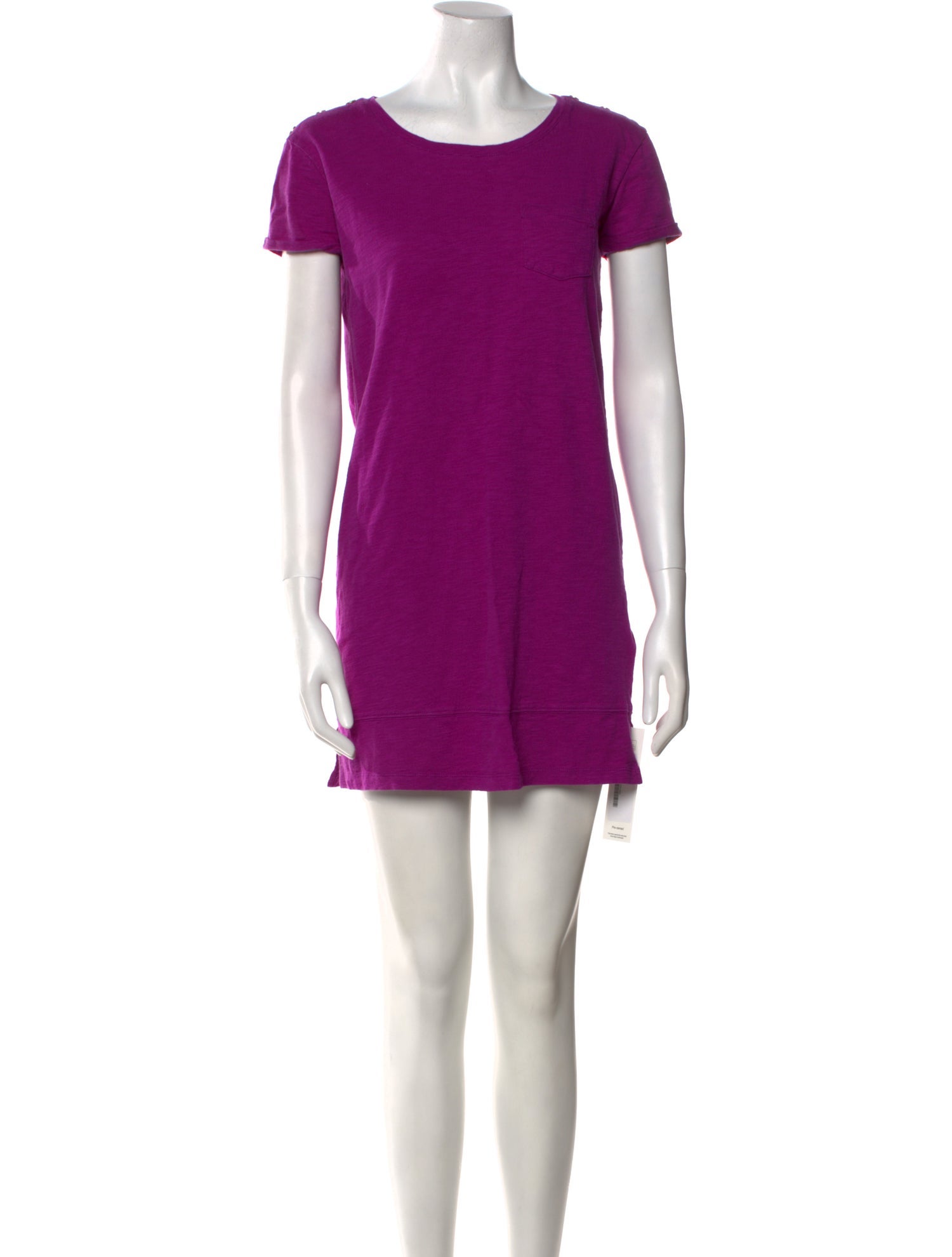 Nicole Miller Scoop Neck Mini Dress