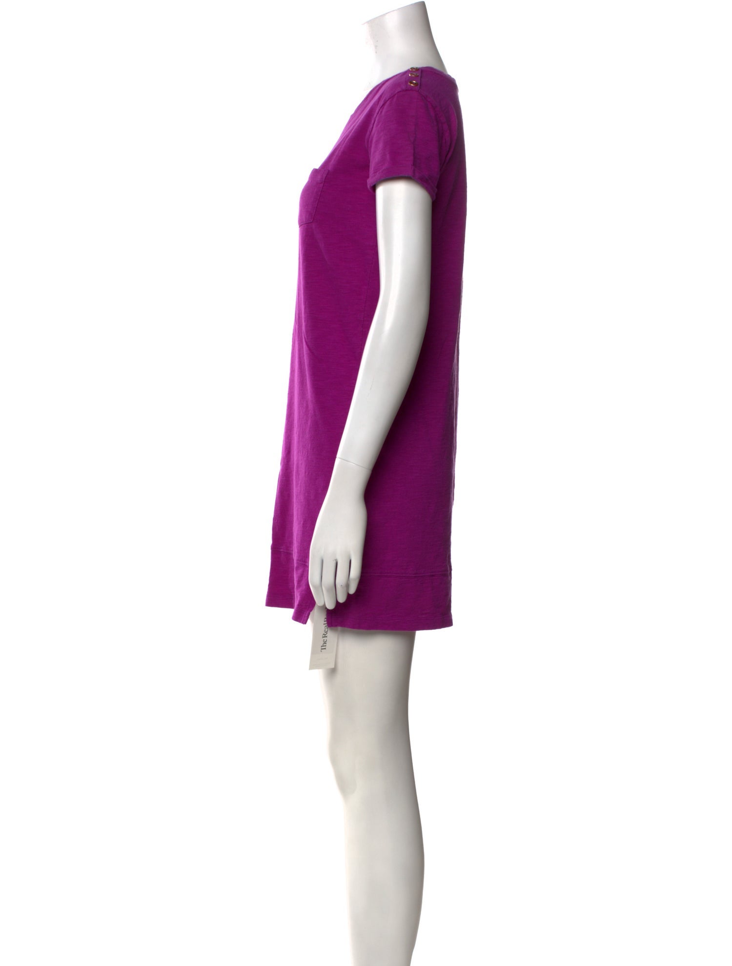 Nicole Miller Scoop Neck Mini Dress