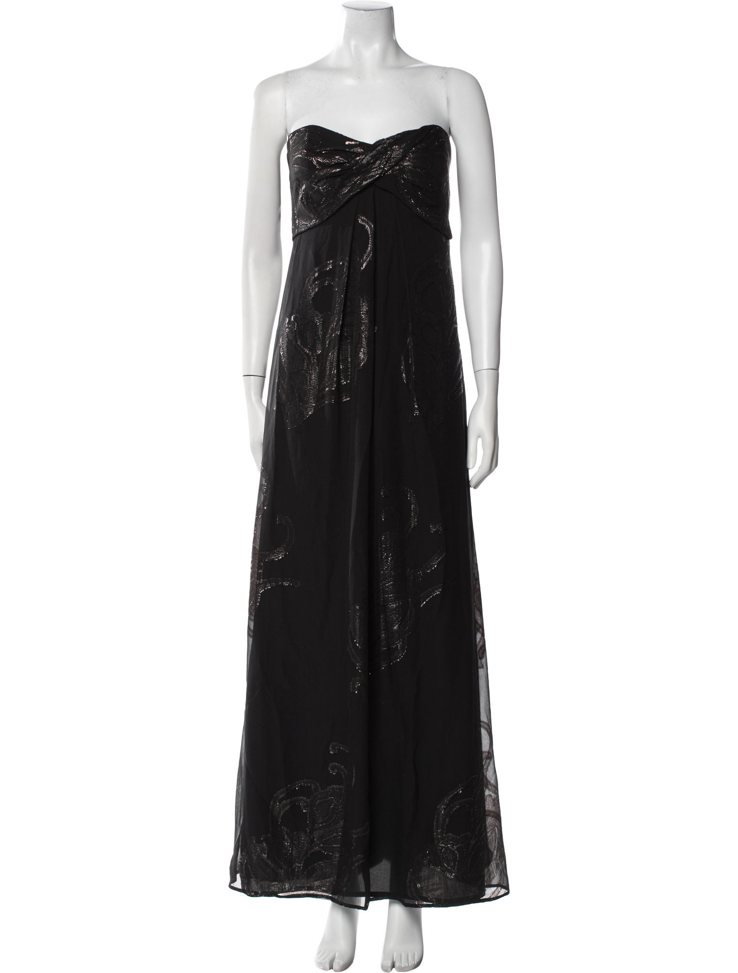 Nicole Miller Silk Long Dress