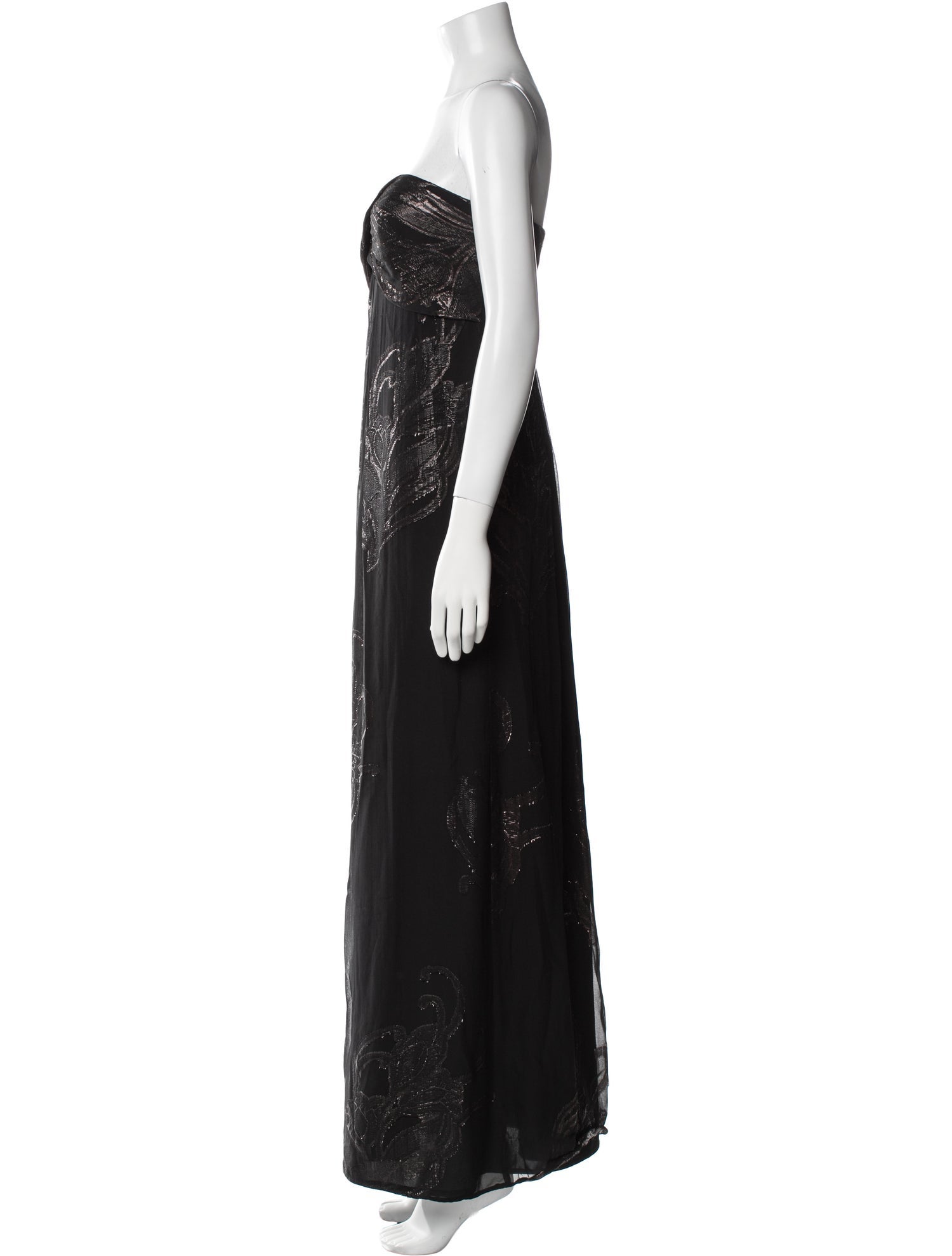 Nicole Miller Silk Long Dress
