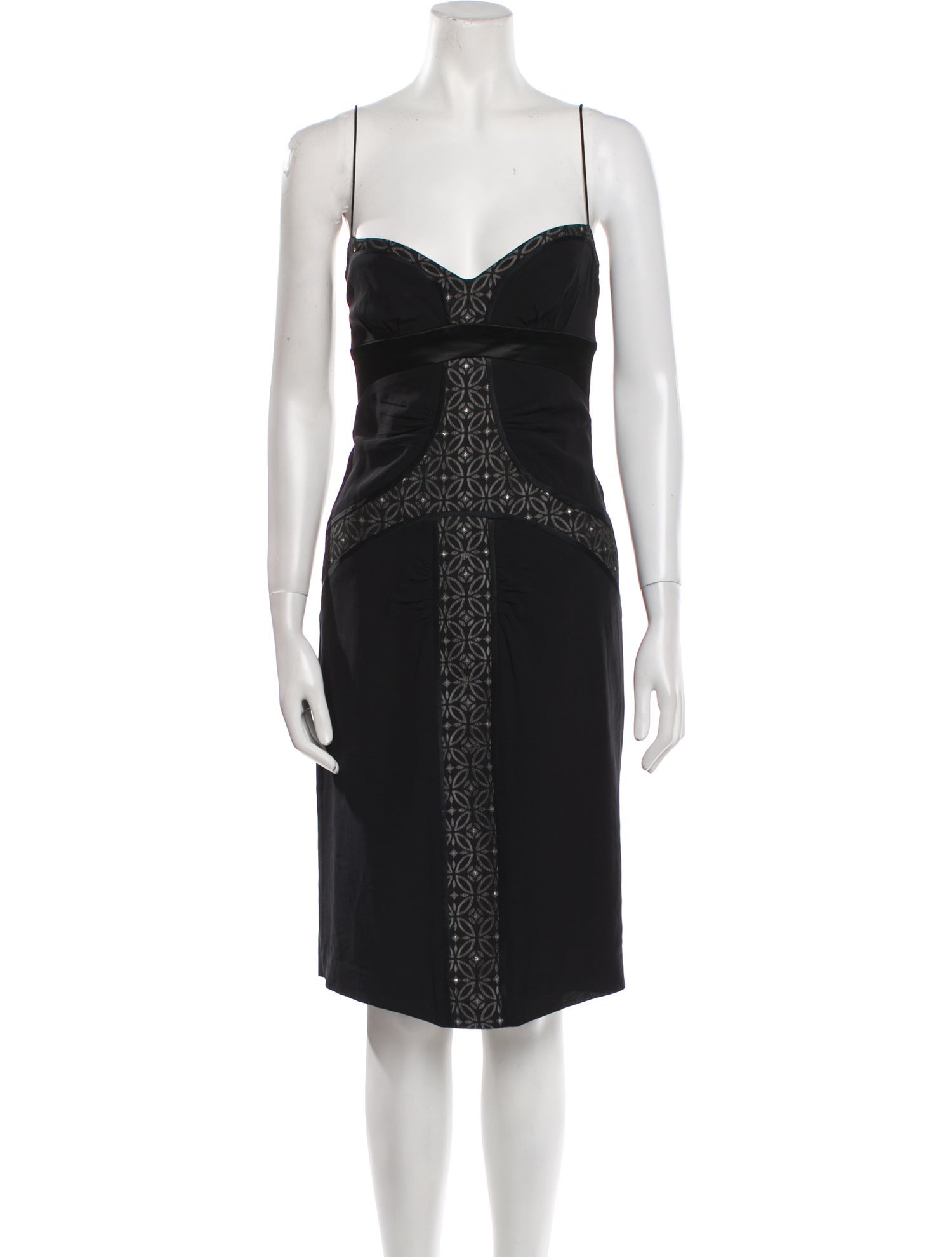 Nicole Miller Silk Knee-Length Dress