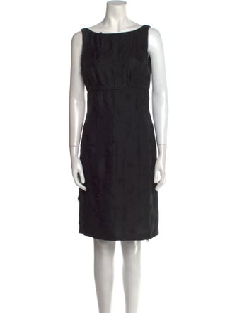 Nicole Miller Silk Knee-Length Dress