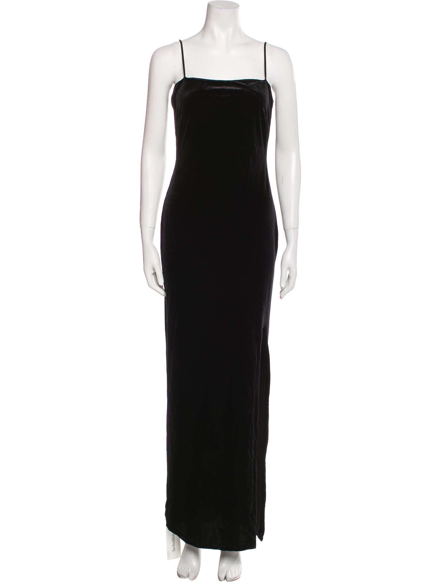 Nicole Miller Square Neckline Long Dress