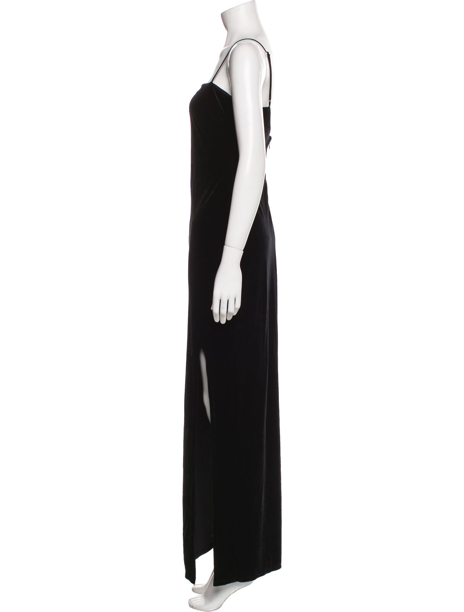 Nicole Miller Square Neckline Long Dress