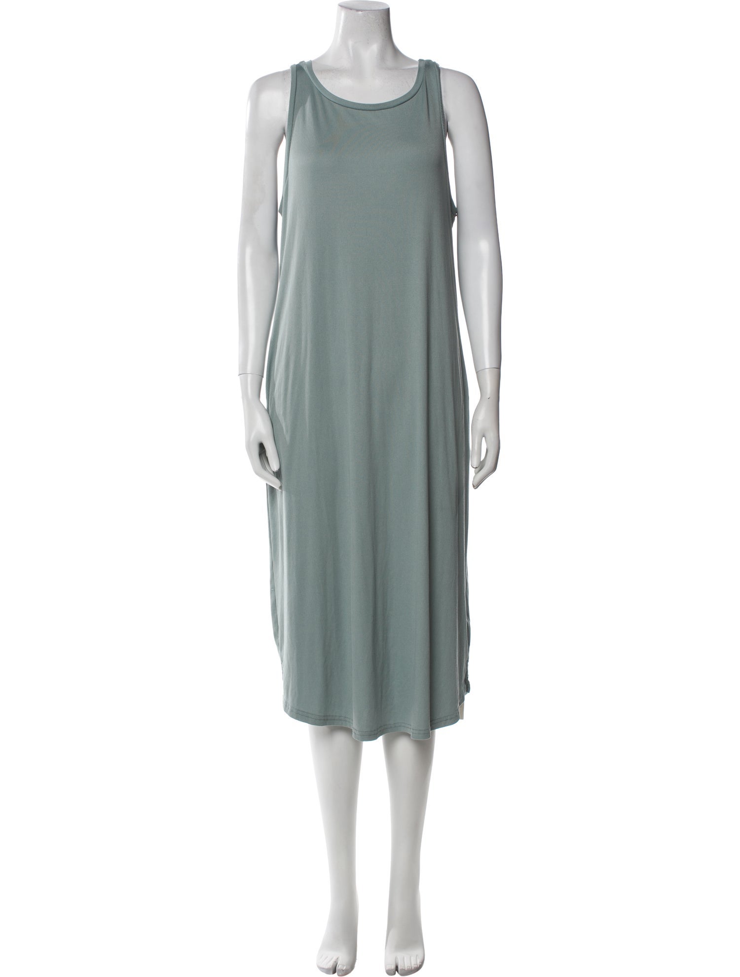 Nicole Miller Scoop Neck Midi Length Dress