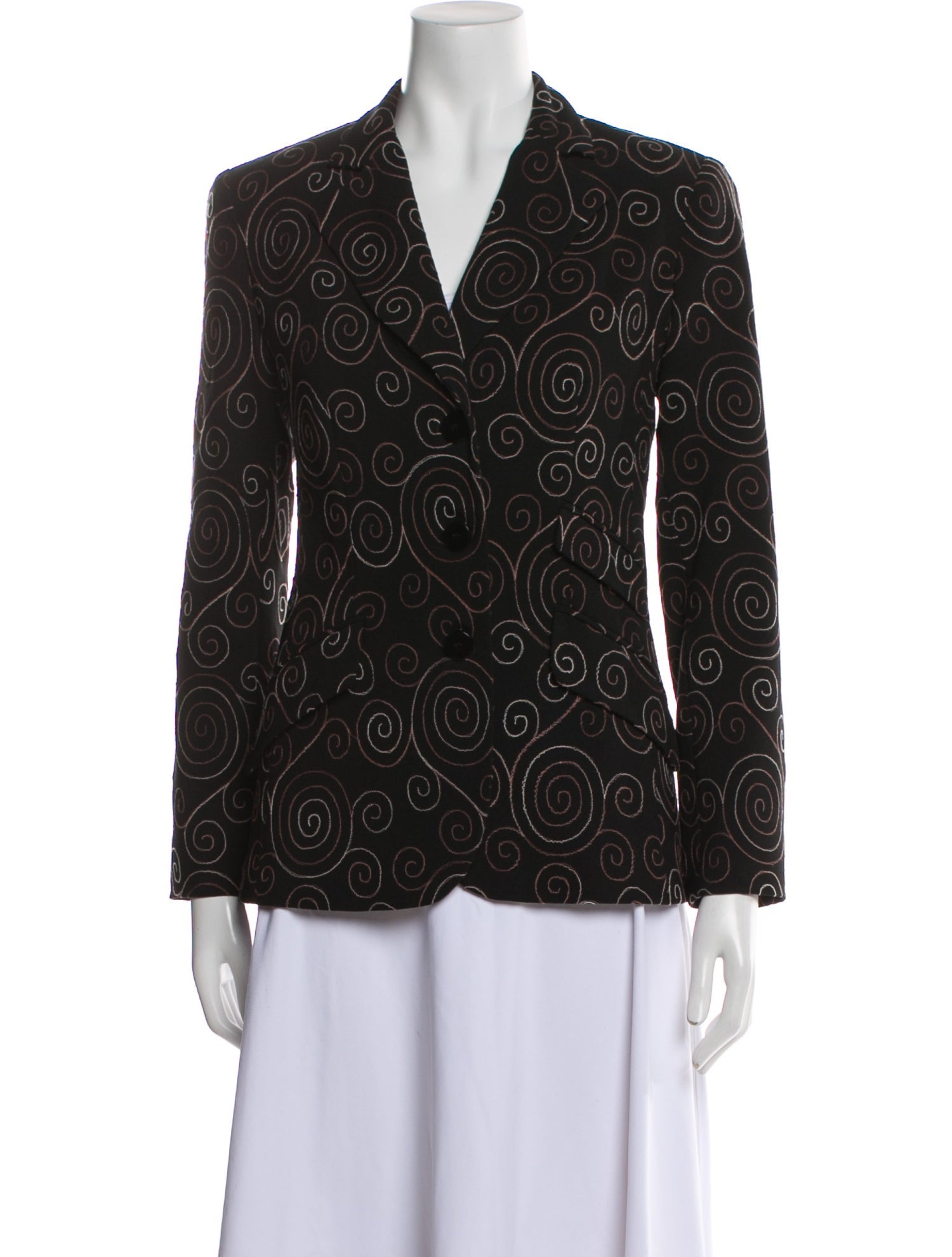 Nicole Miller Printed Blazer
