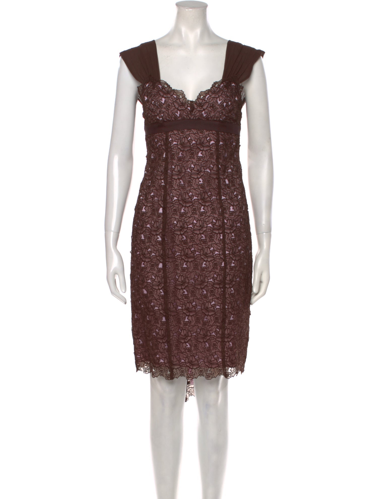 Nicole Miller Silk Midi Length Dress