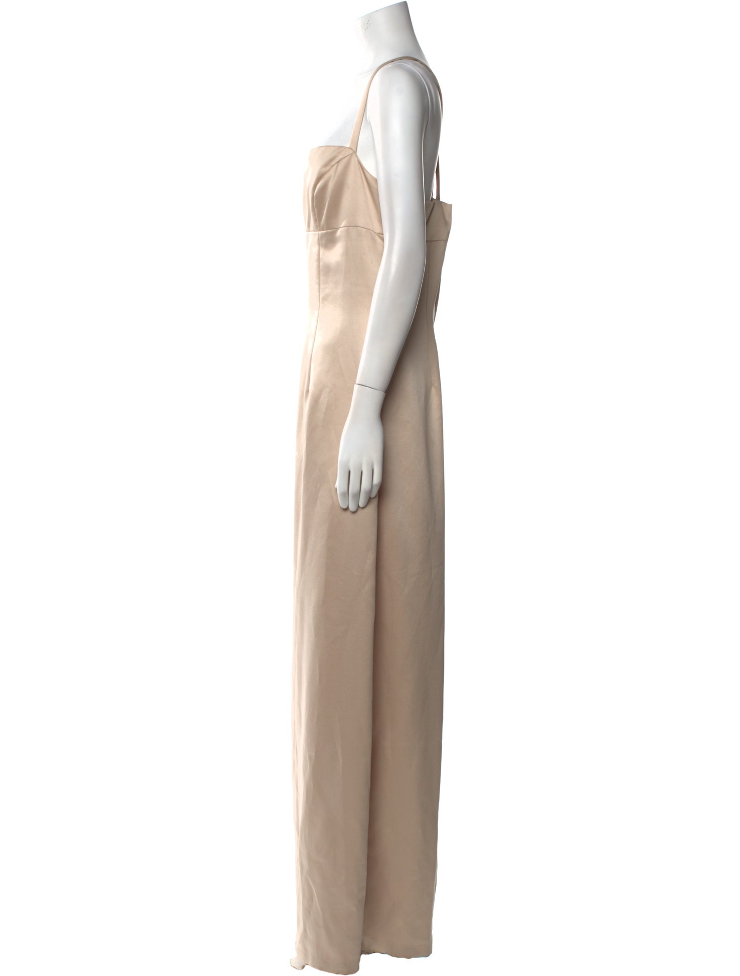 Nicole Miller Square Neckline Long Dress