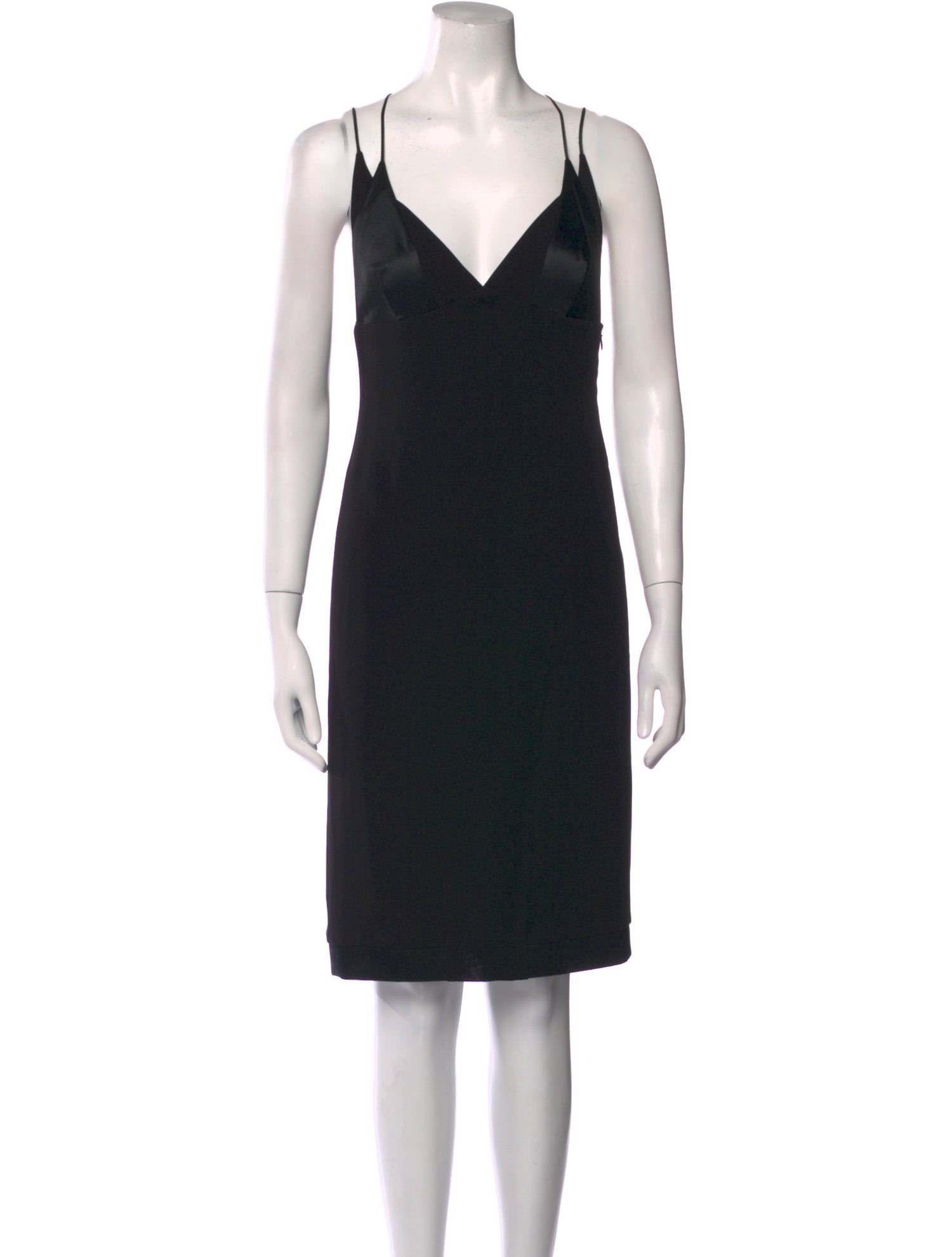 Nicole Miller V-Neck Knee-Length Dress w/ Tags