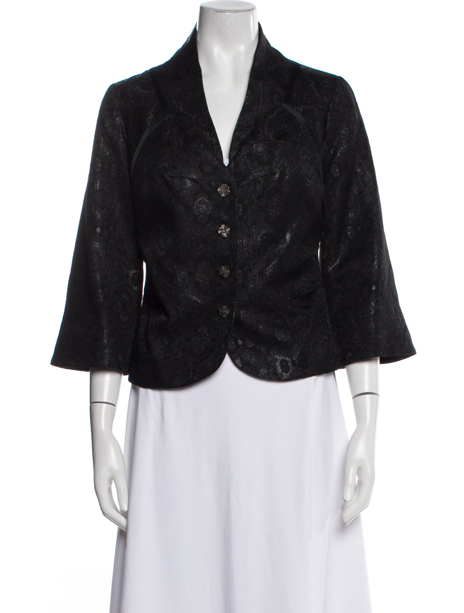 Nicole Miller Printed Evening Jacket