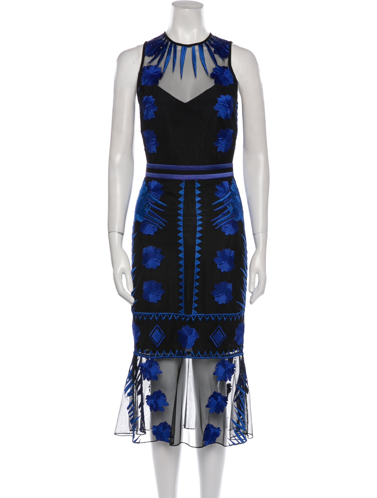 Nicole Miller Nylon Long Dress