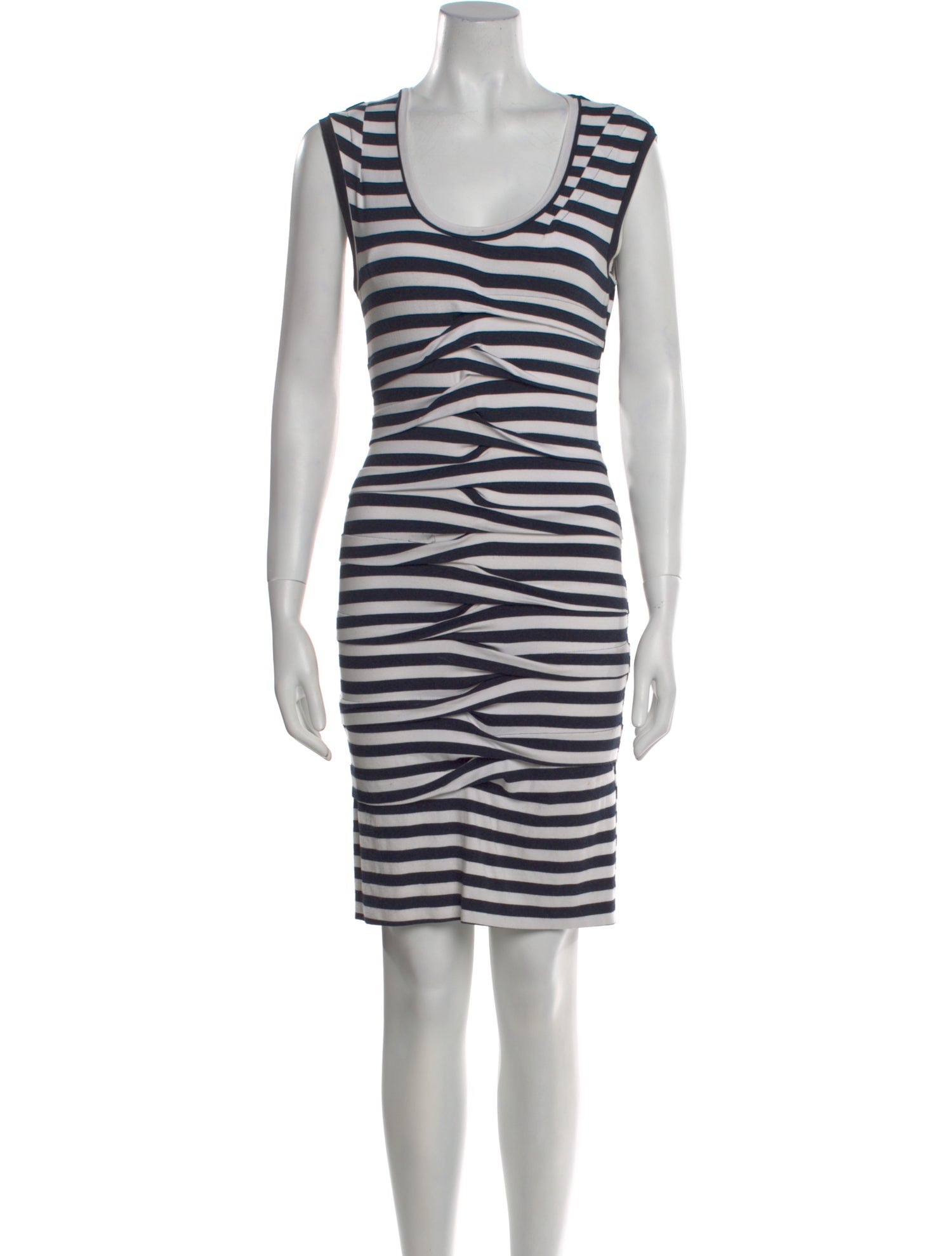 Nicole Miller Striped Mini Dress