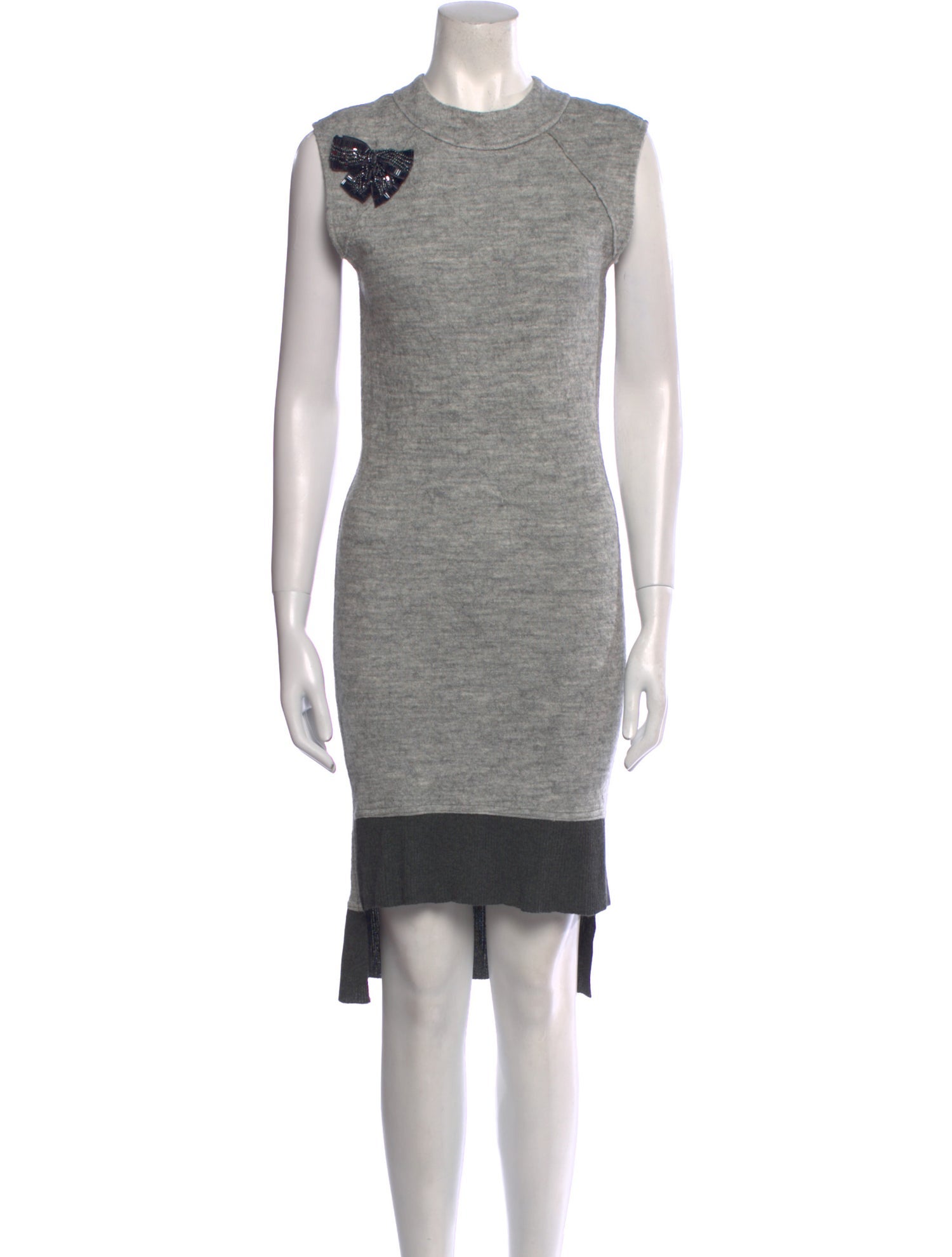 Nicole Miller Crew Neck Knee-Length Dress