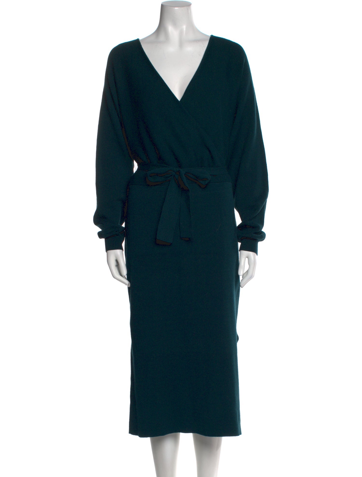 Nicole Miller V-Neck Midi Length Dress