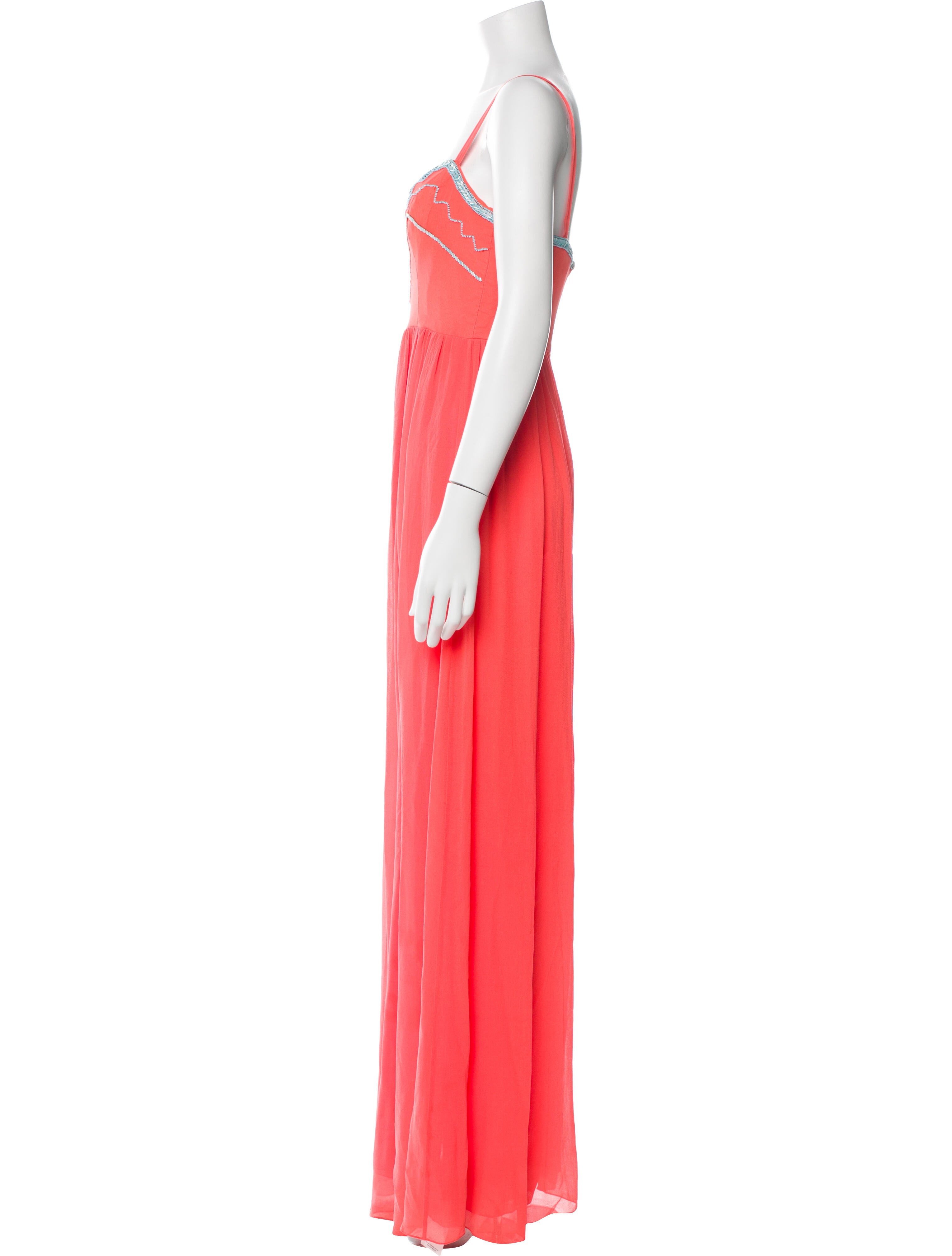 Nicole Miller Silk Long Dress
