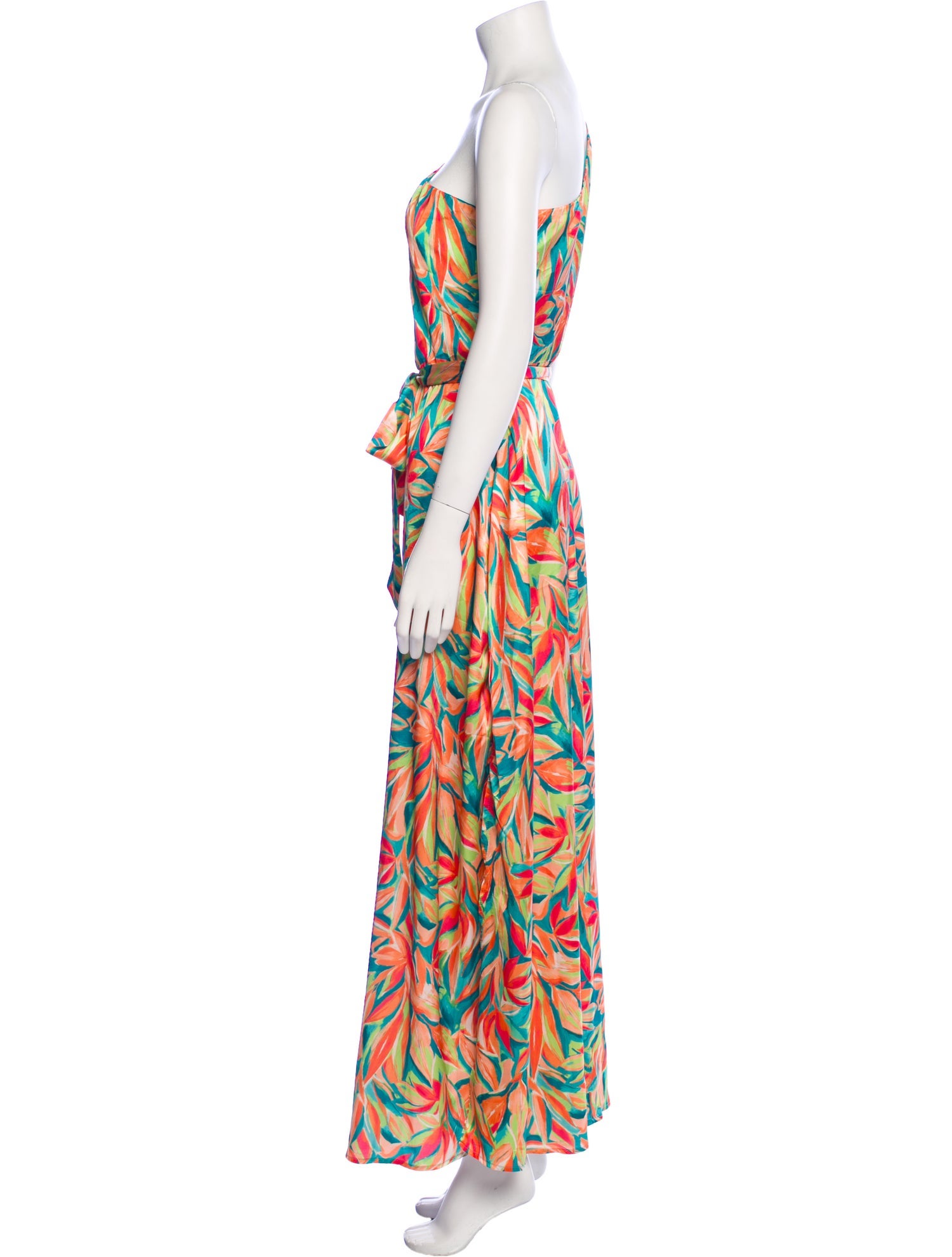 Nicole Miller Printed Long Dress