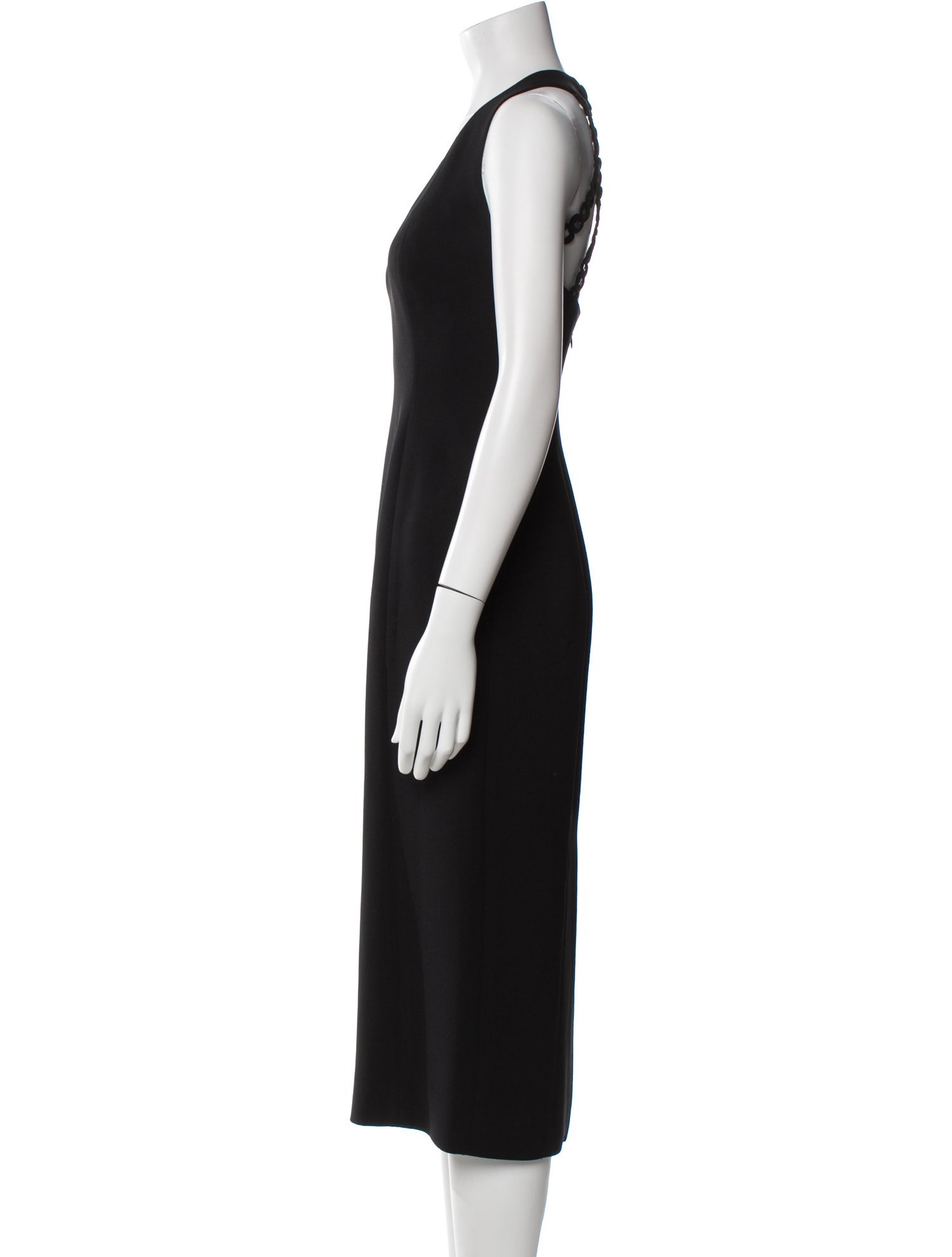 Nicole Miller Scoop Neck Long Dress
