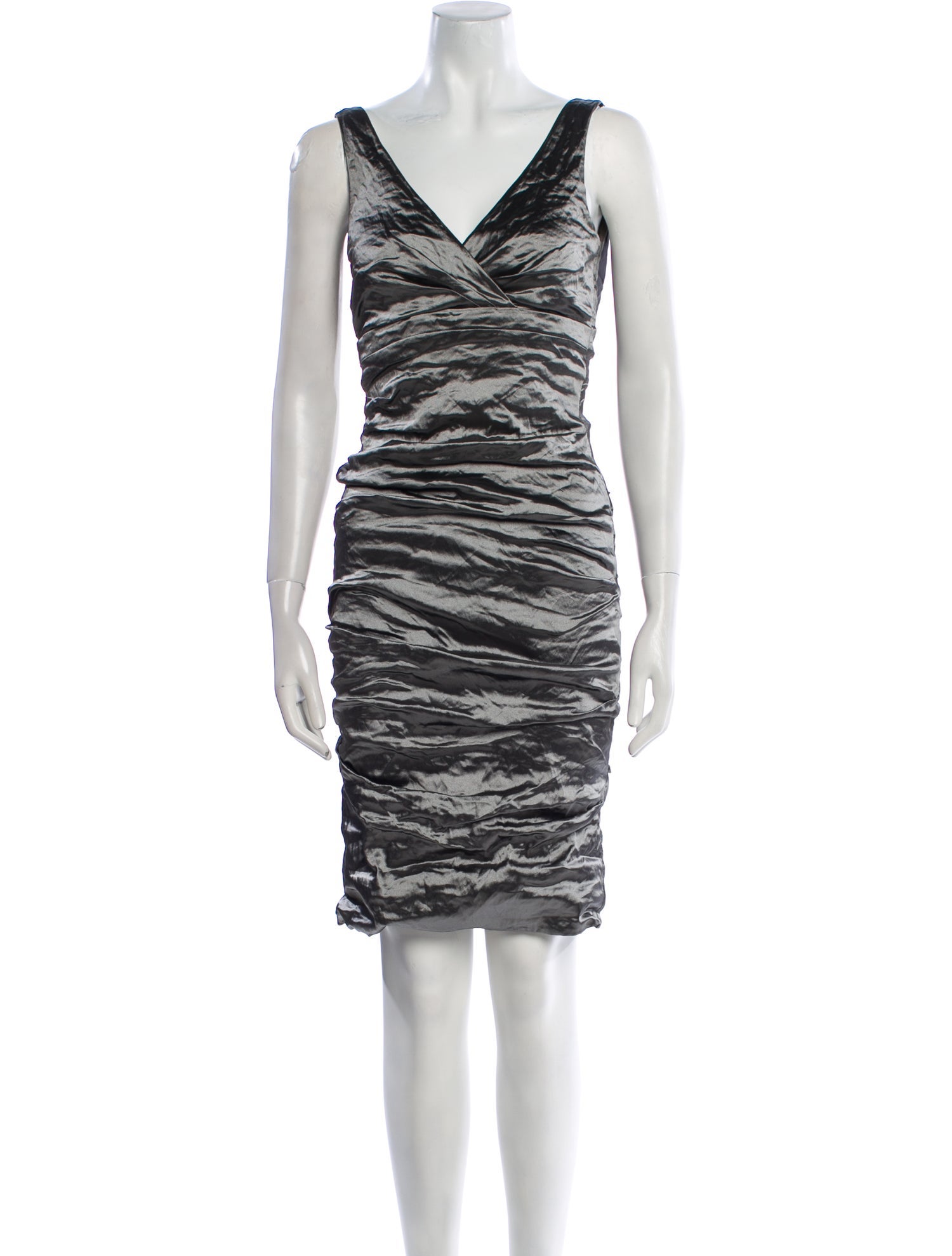 Nicole Miller Animal Print Knee-Length Dress