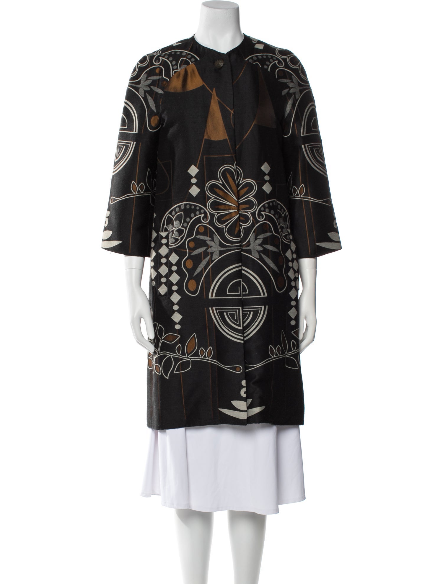 Nicole Miller Printed Evening Jacket