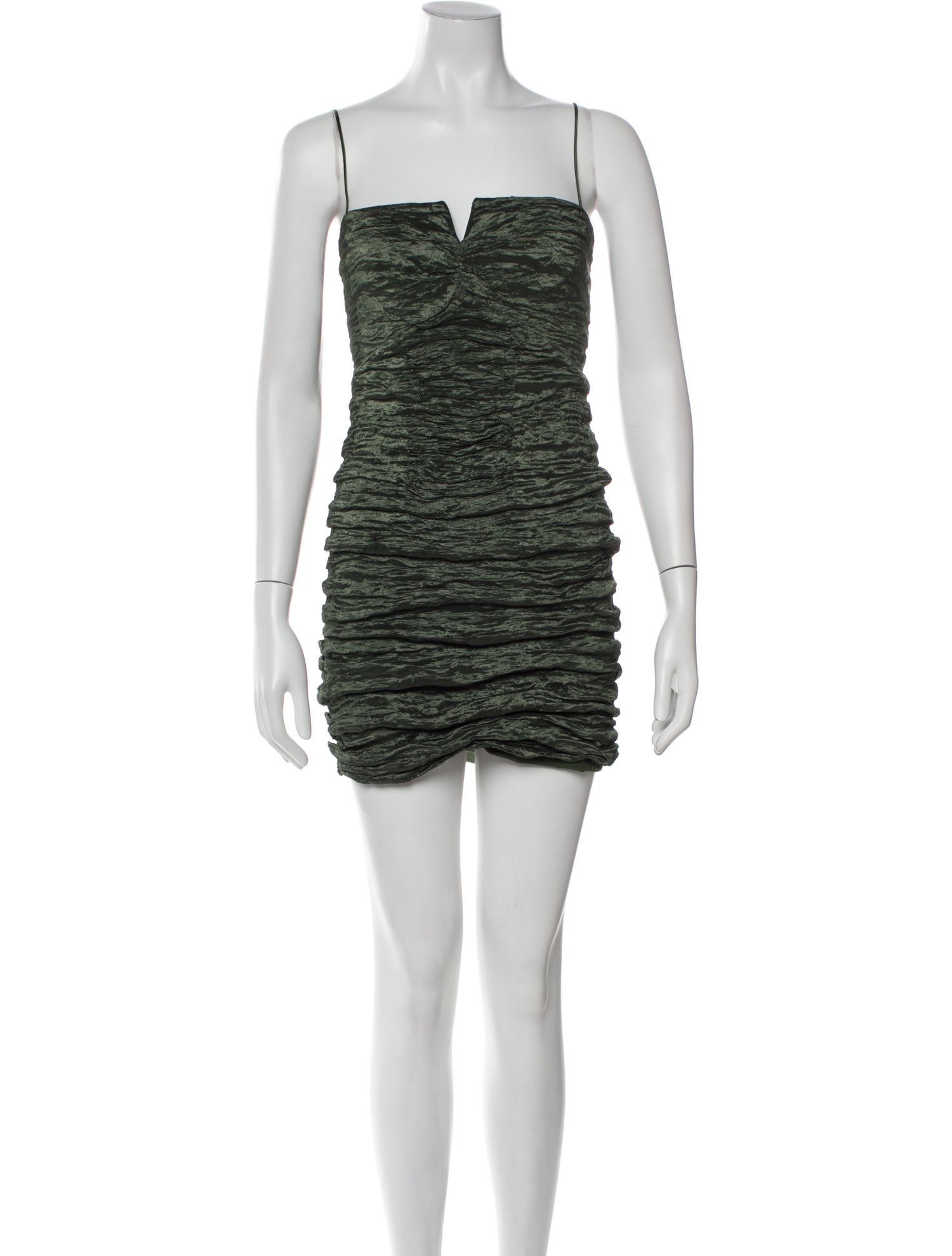 Nicole Miller Square Neckline Mini Dress