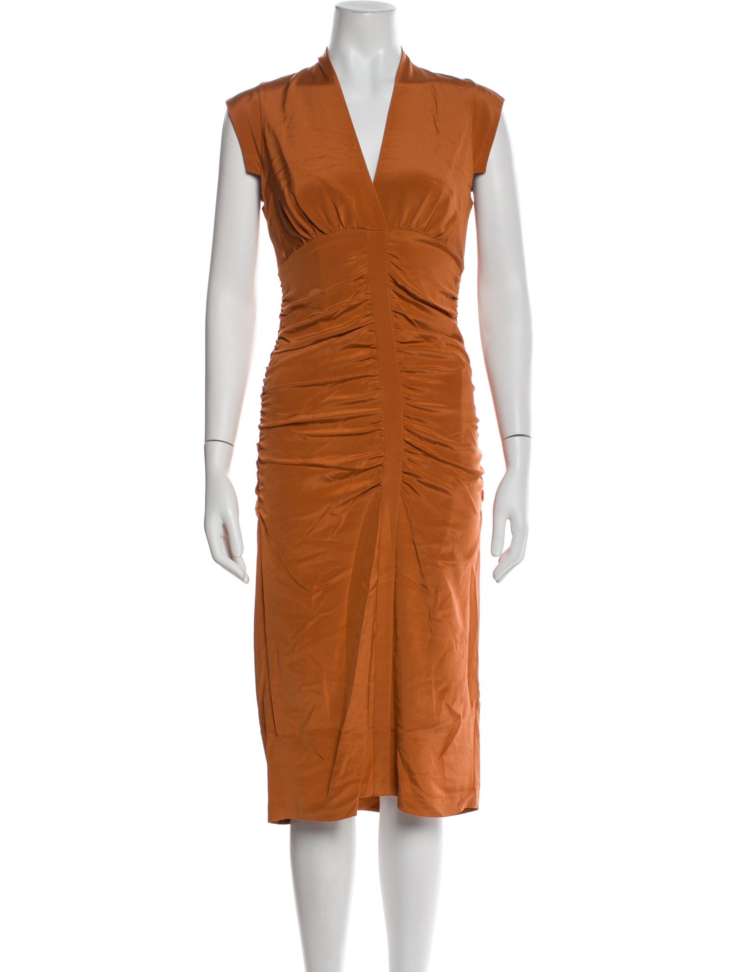 Nicole Miller Silk Midi Length Dress