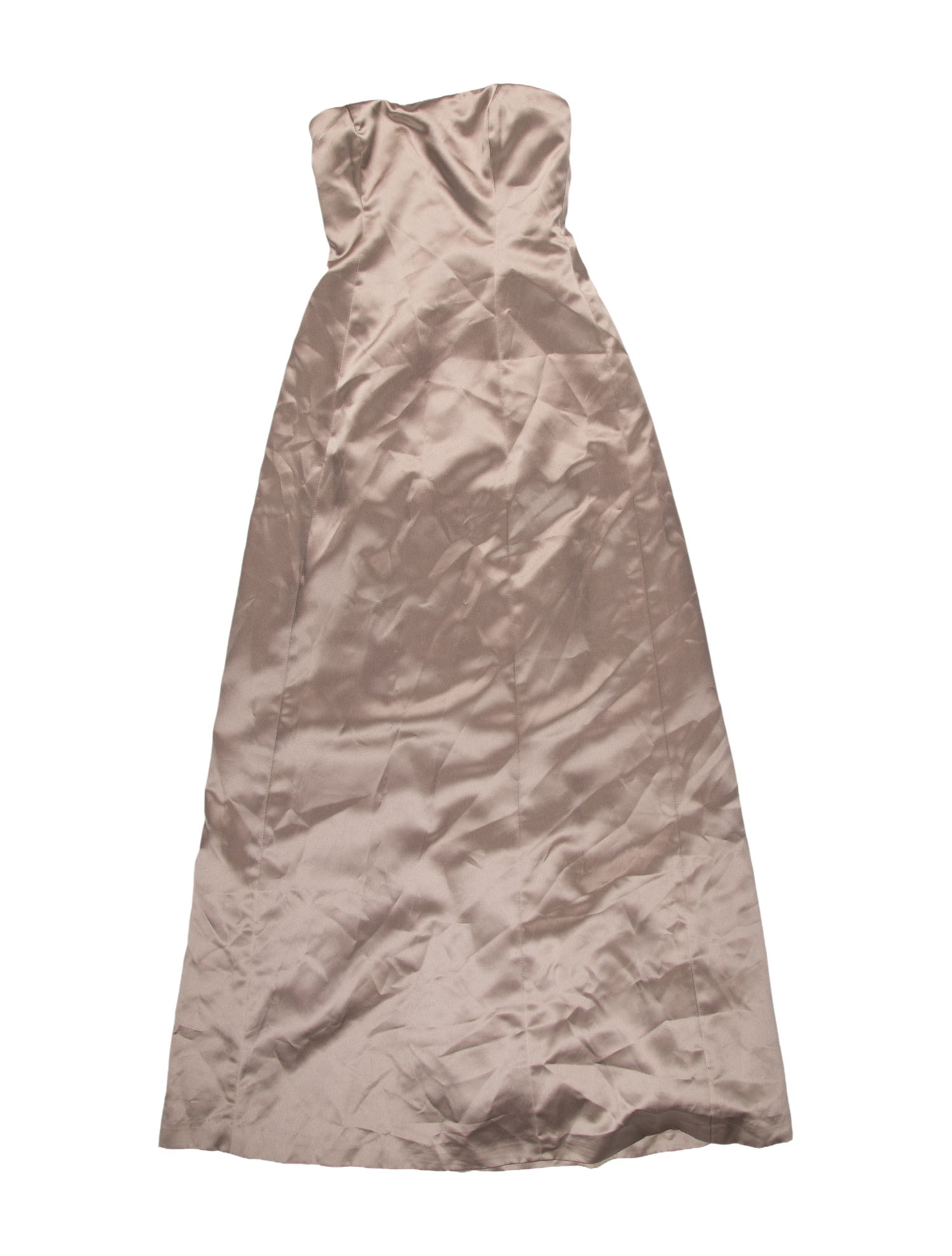 Nicole Miller Strapless Midi Length Dress