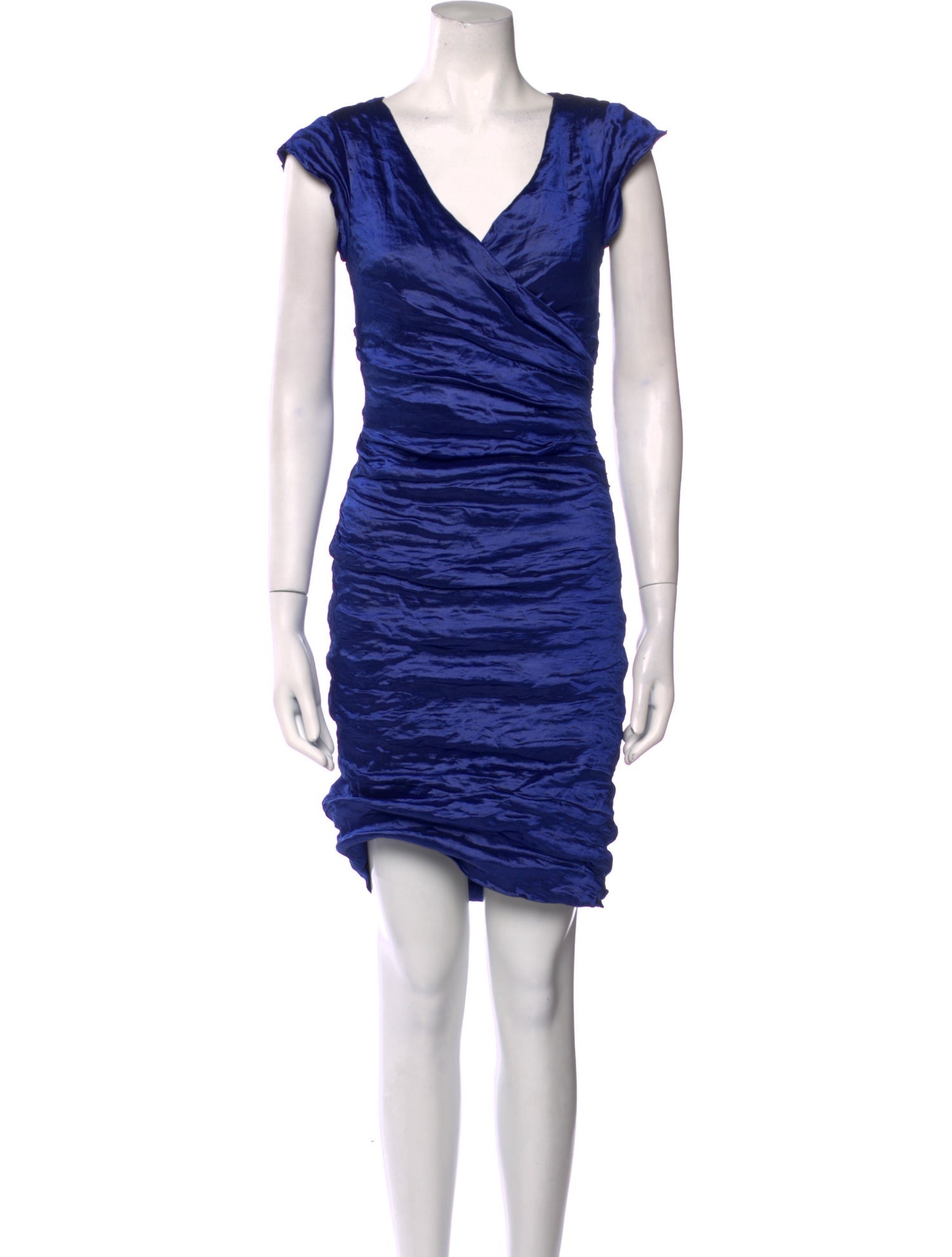 Nicole Miller V-Neck Mini Dress