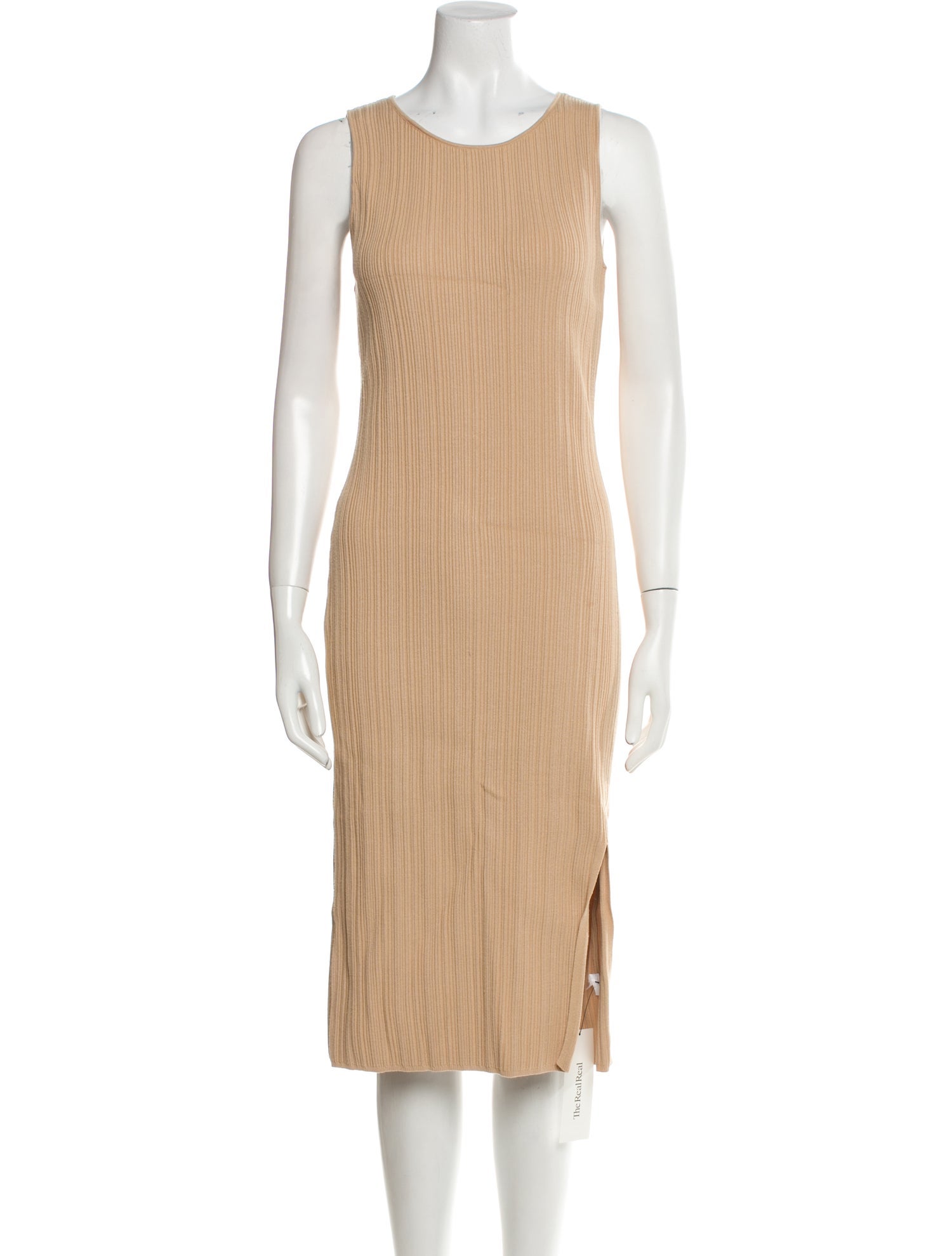 Nicole Miller Scoop Neck Midi Length Dress
