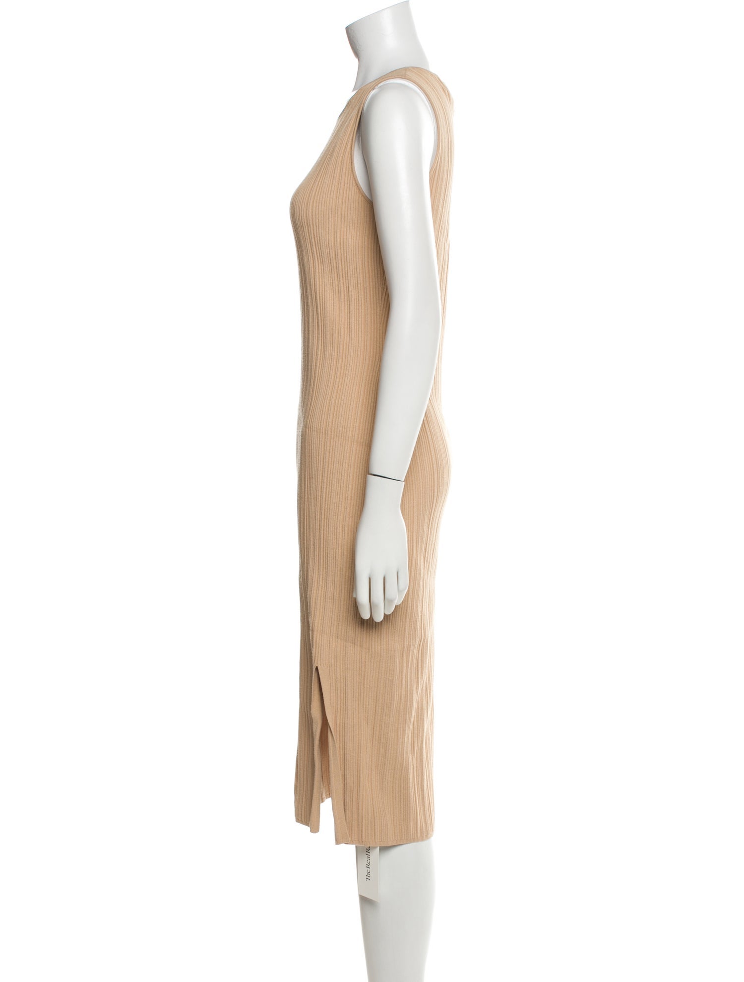 Nicole Miller Scoop Neck Midi Length Dress