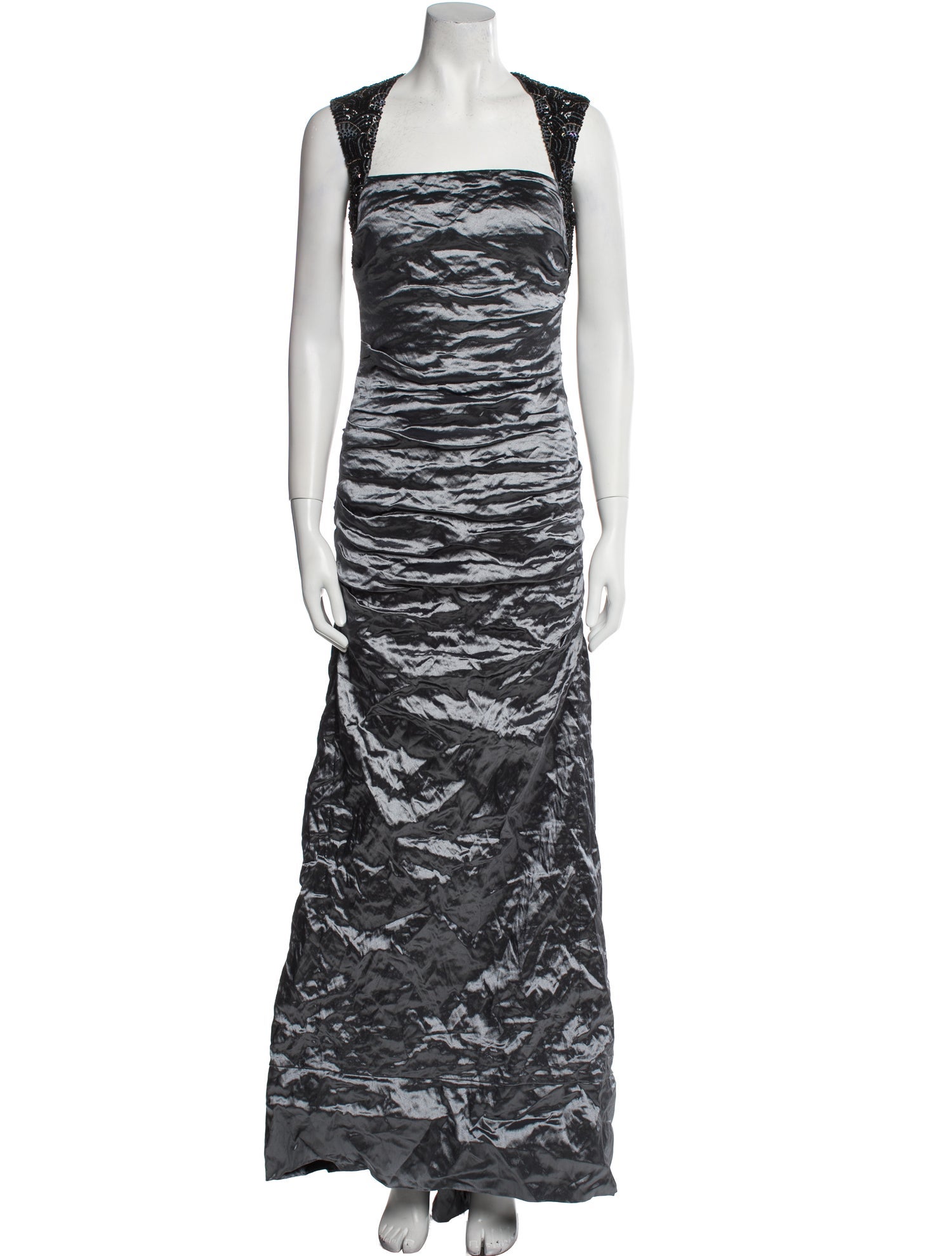 Nicole Miller Square Neckline Long Dress w/ Tags