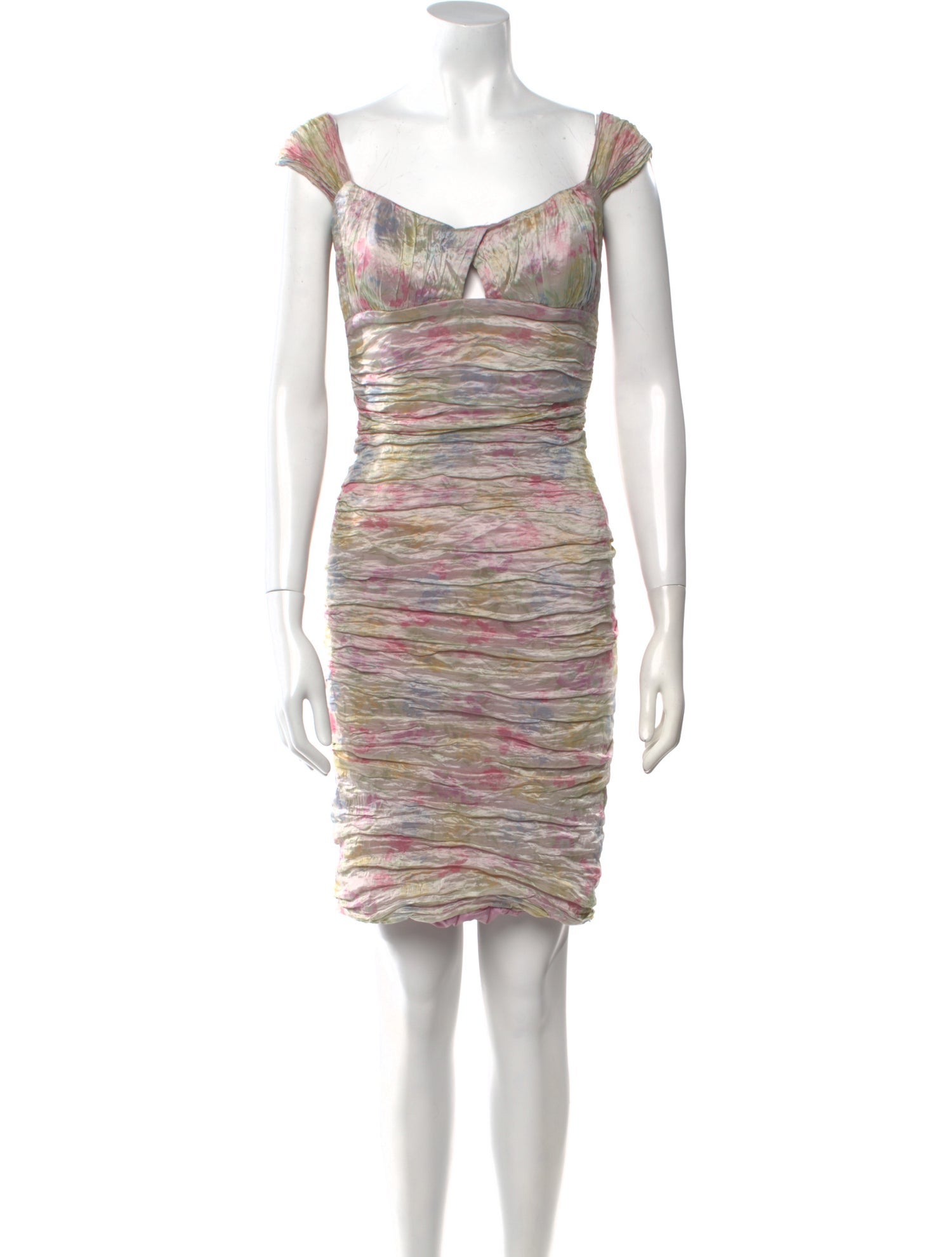 Nicole Miller Striped Mini Dress