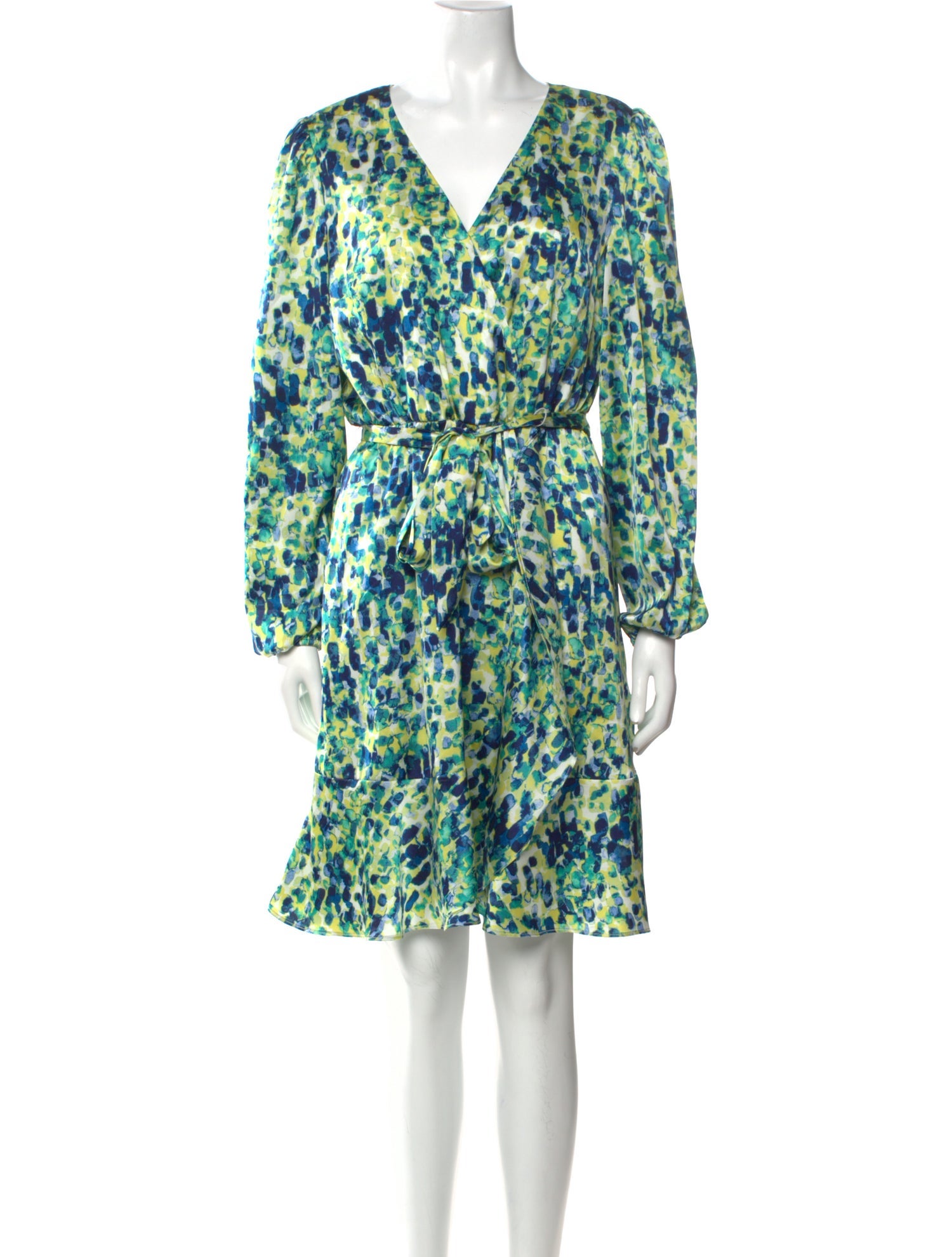 Nicole Miller Printed Knee-Length Dress