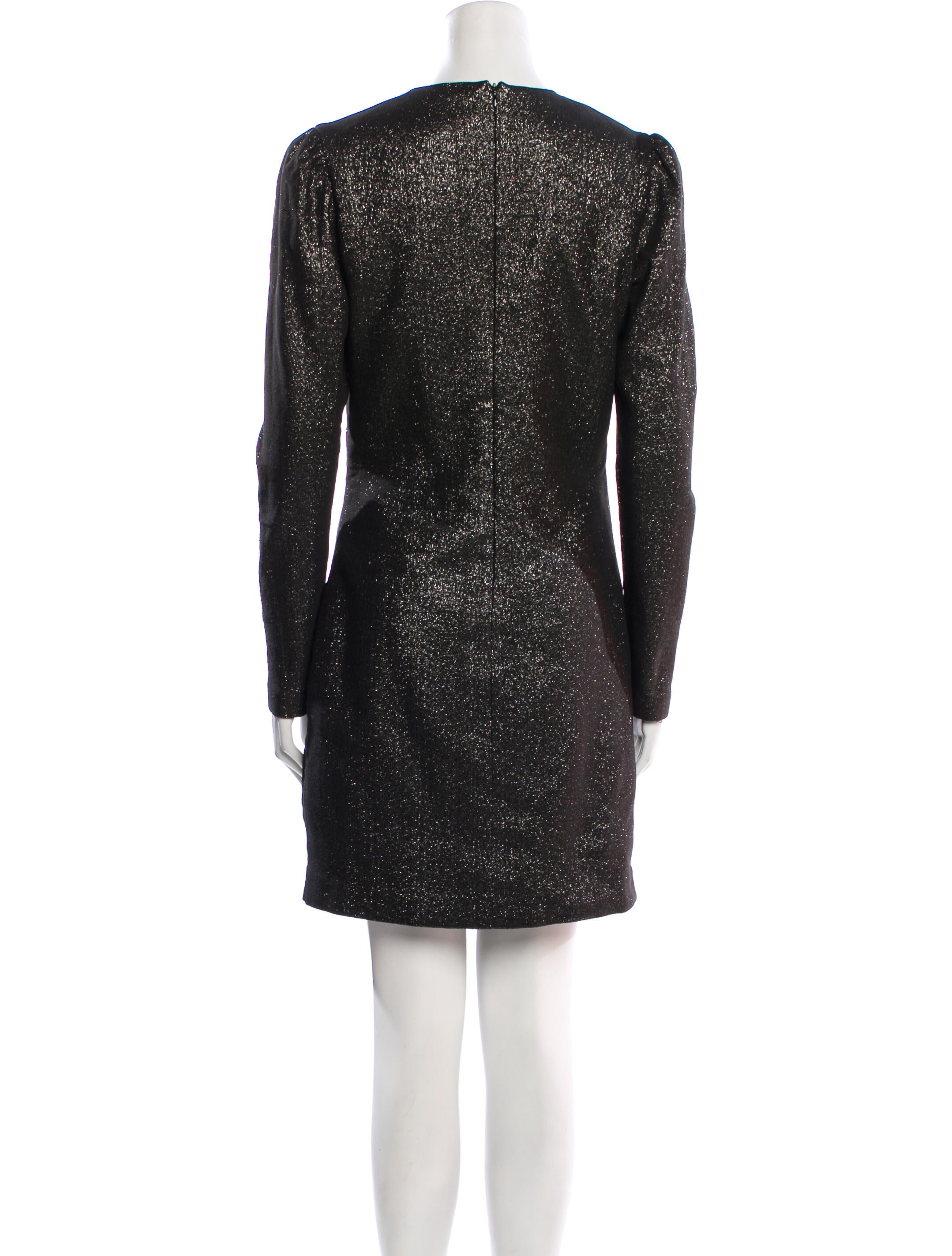 Nicole Miller V-Neck Mini Dress