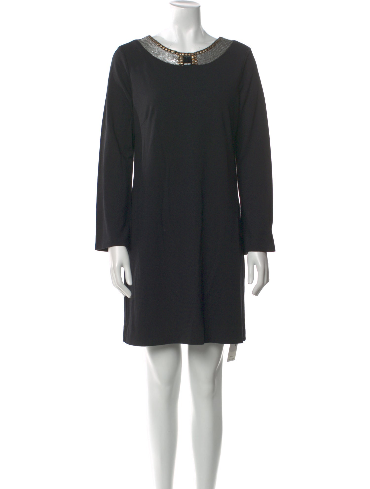 Nicole Miller Scoop Neck Mini Dress