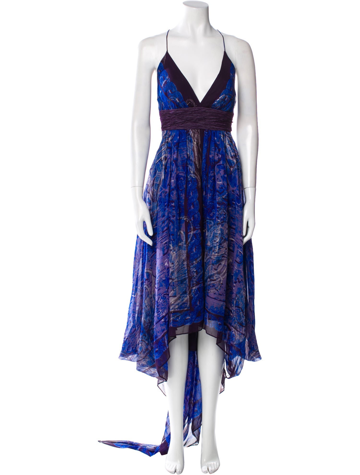 Nicole Miller Silk Long Dress