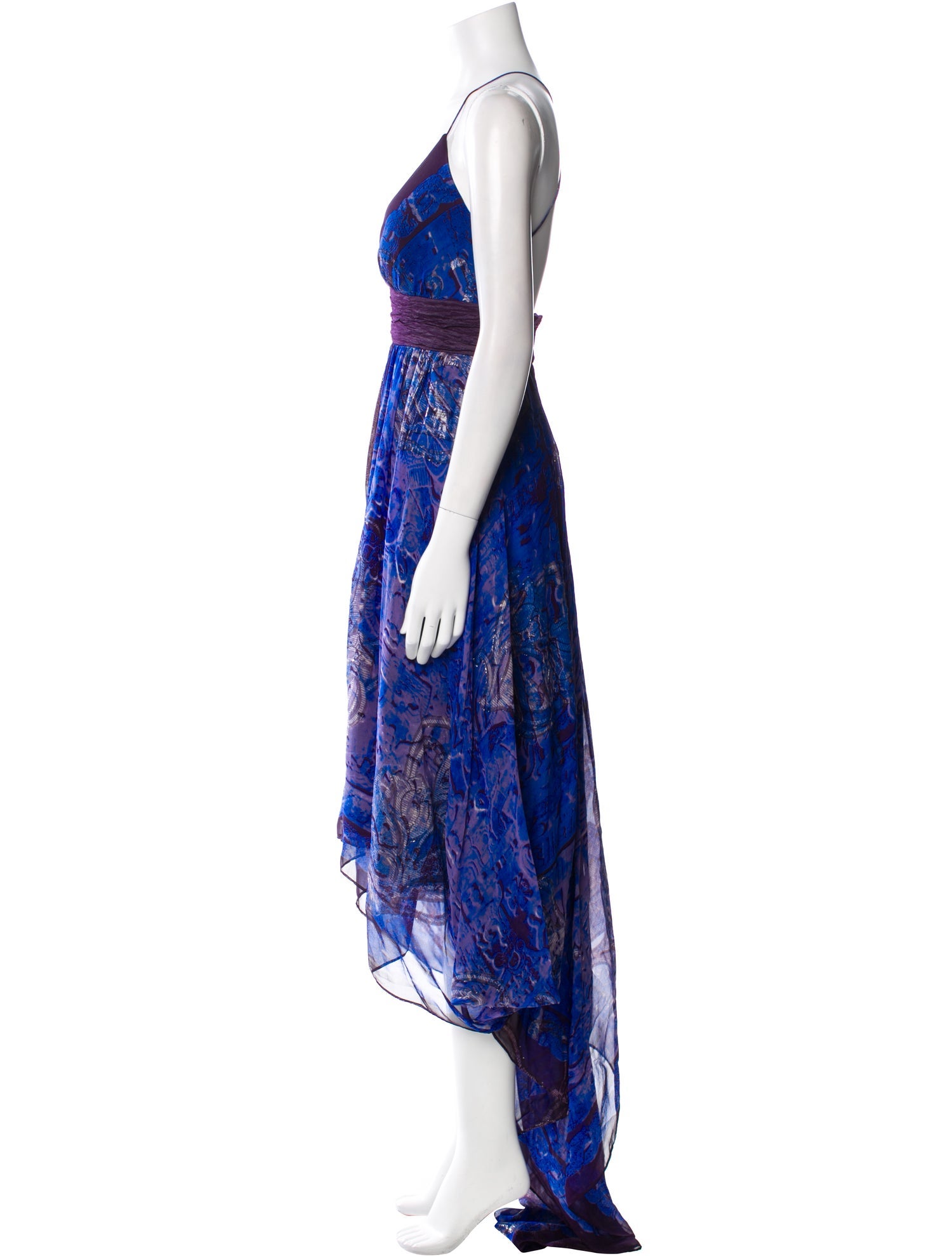 Nicole Miller Silk Long Dress