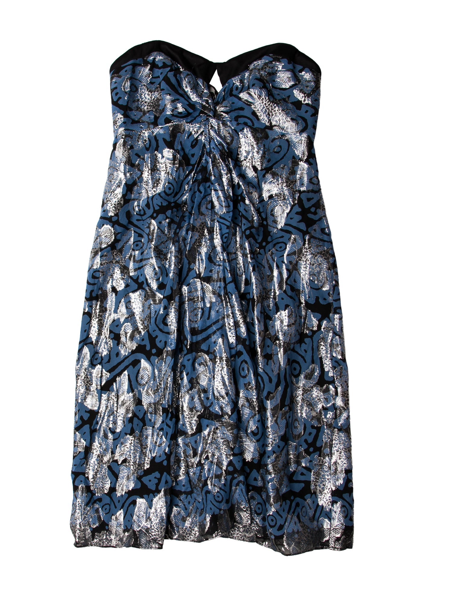 Nicole Miller Paisley Print Mini Dress