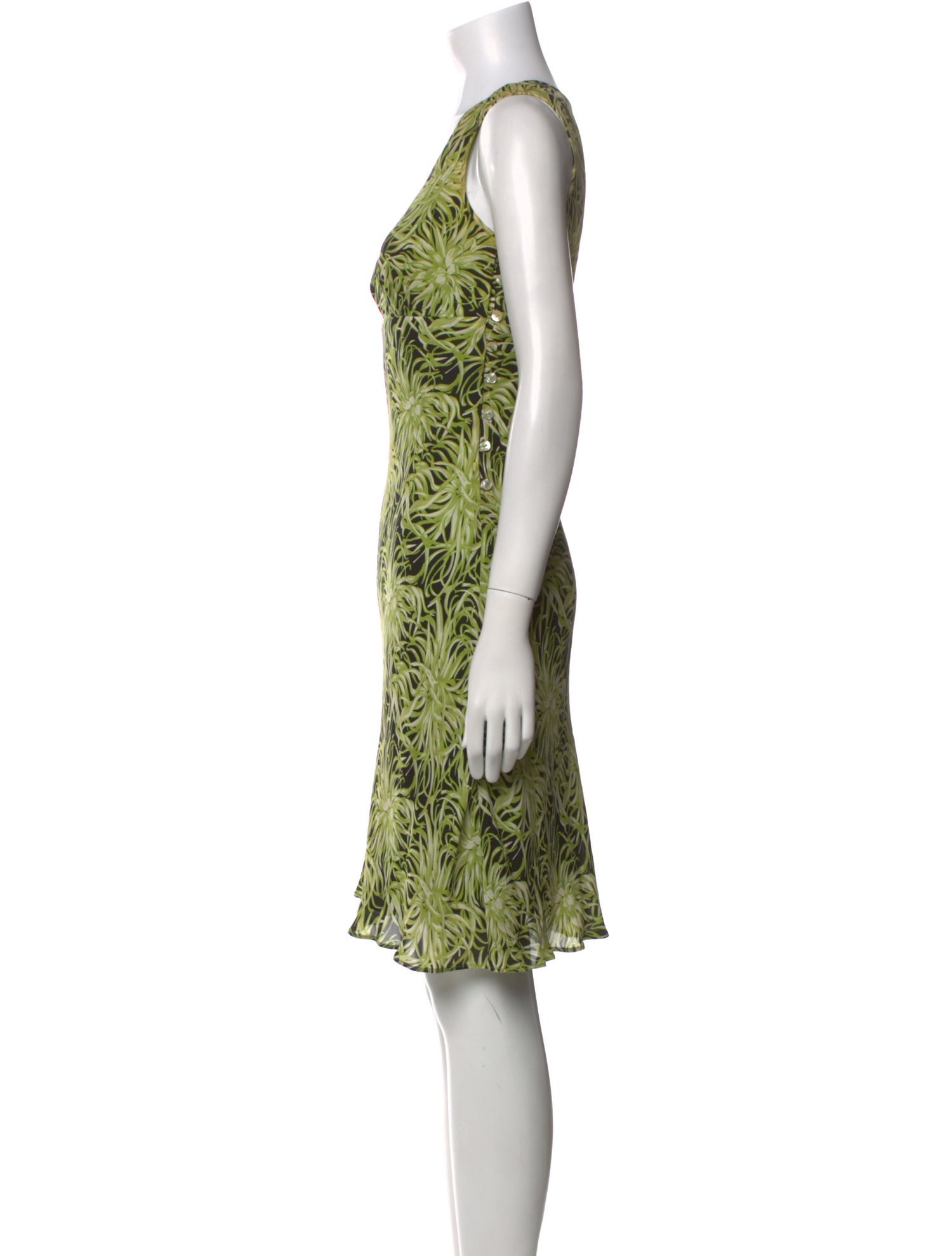 Nicole Miller Silk Knee-Length Dress