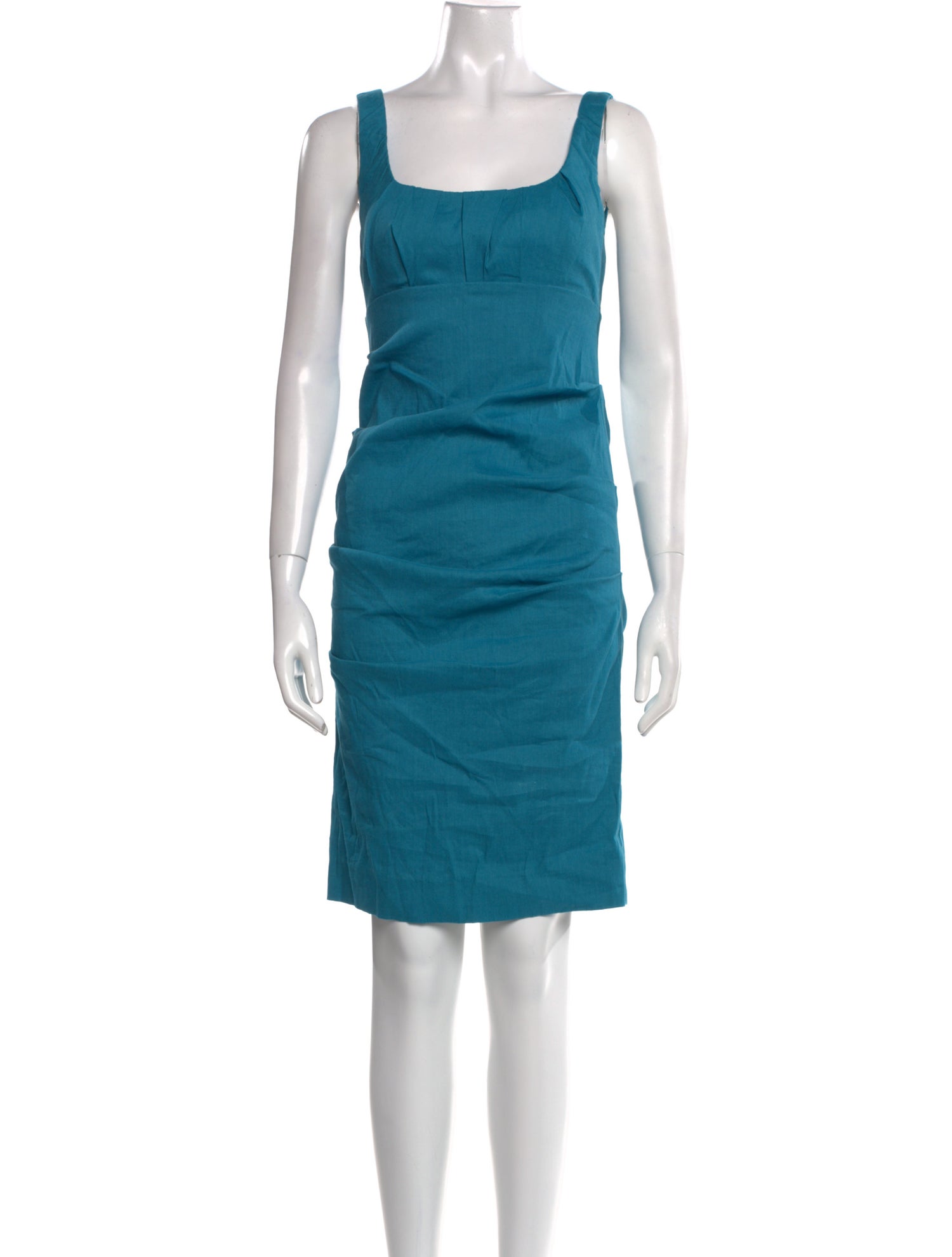 Nicole Miller Linen Knee-Length Dress