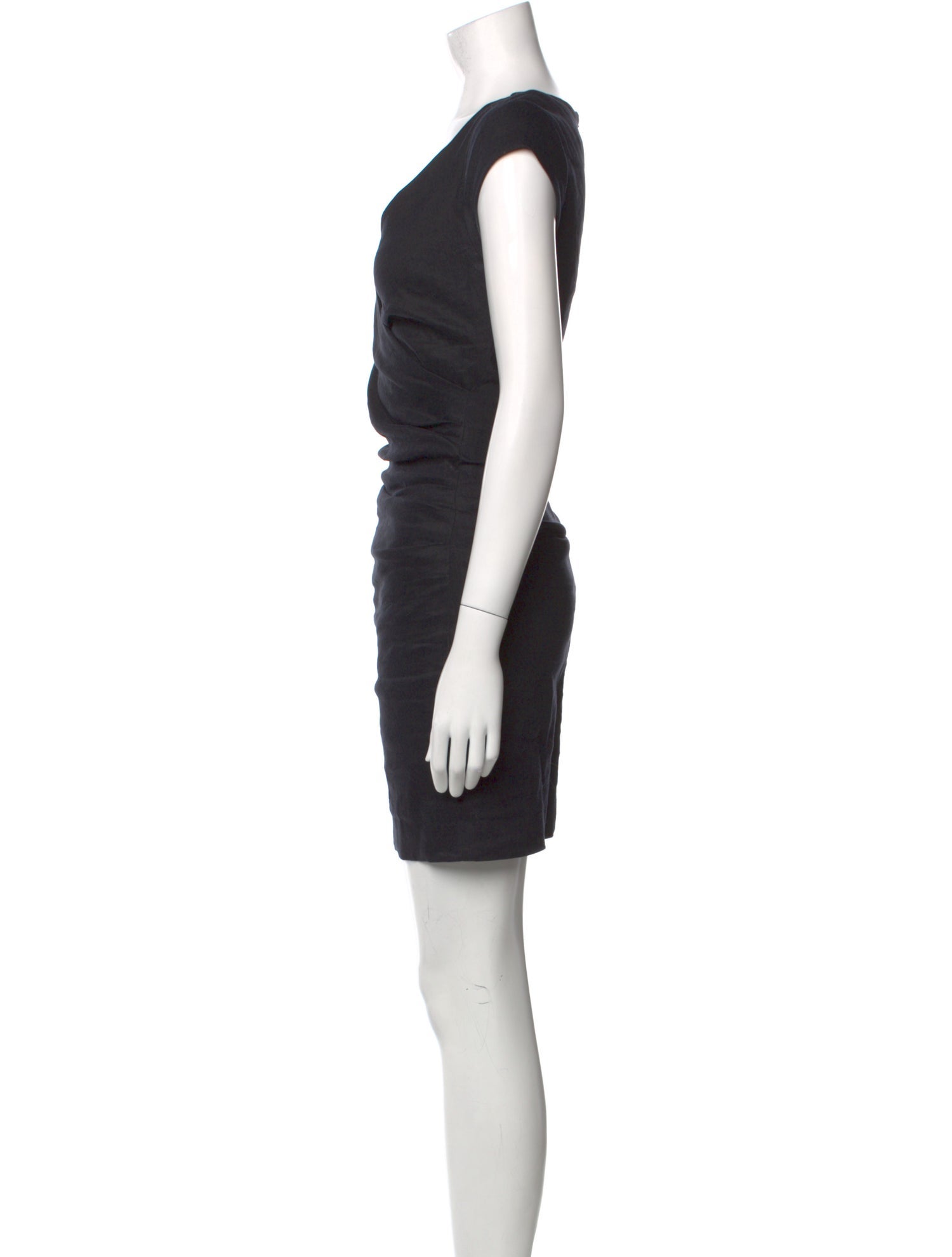 Nicole Miller V-Neck Mini Dress