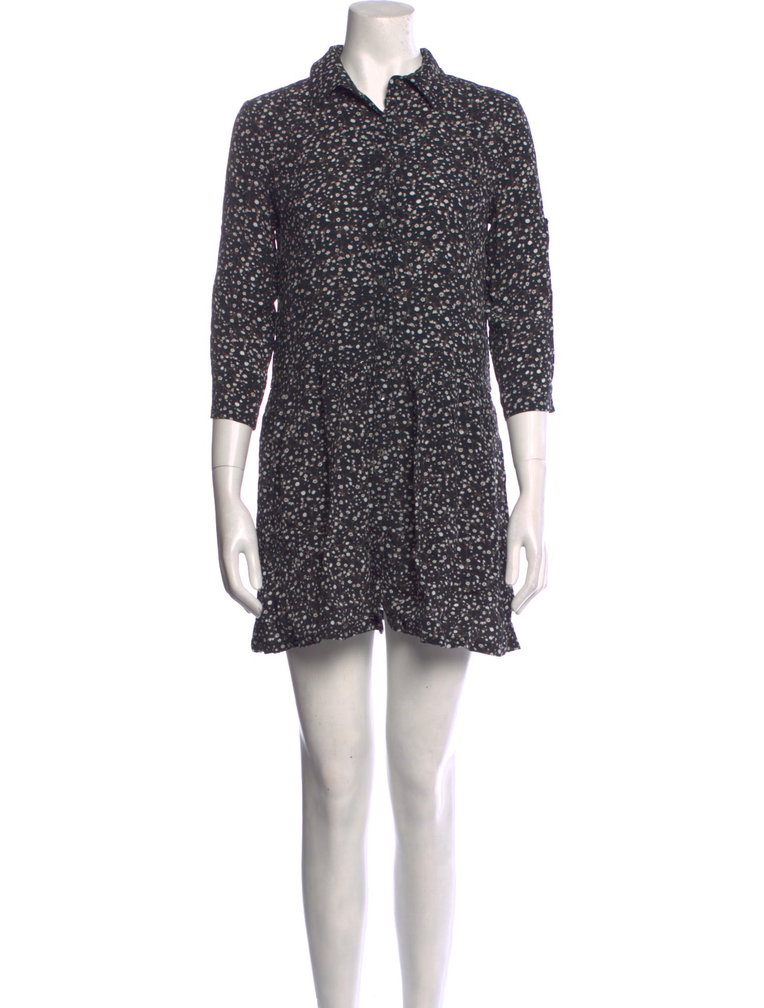 Nicole Miller Printed Mini Dress