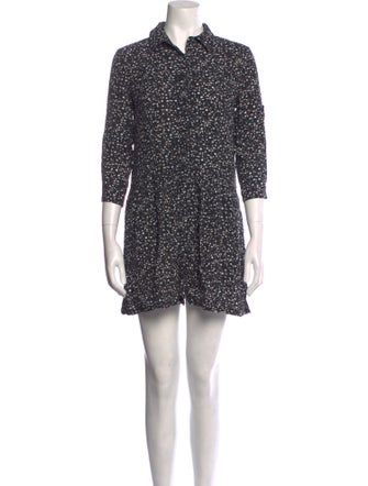 Nicole Miller Printed Mini Dress